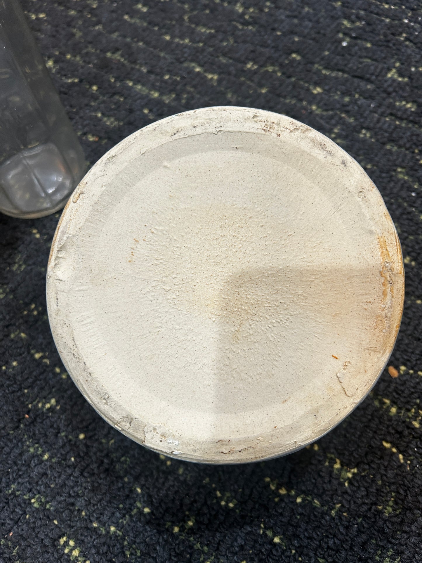 Salt Crock with Glass Scoop