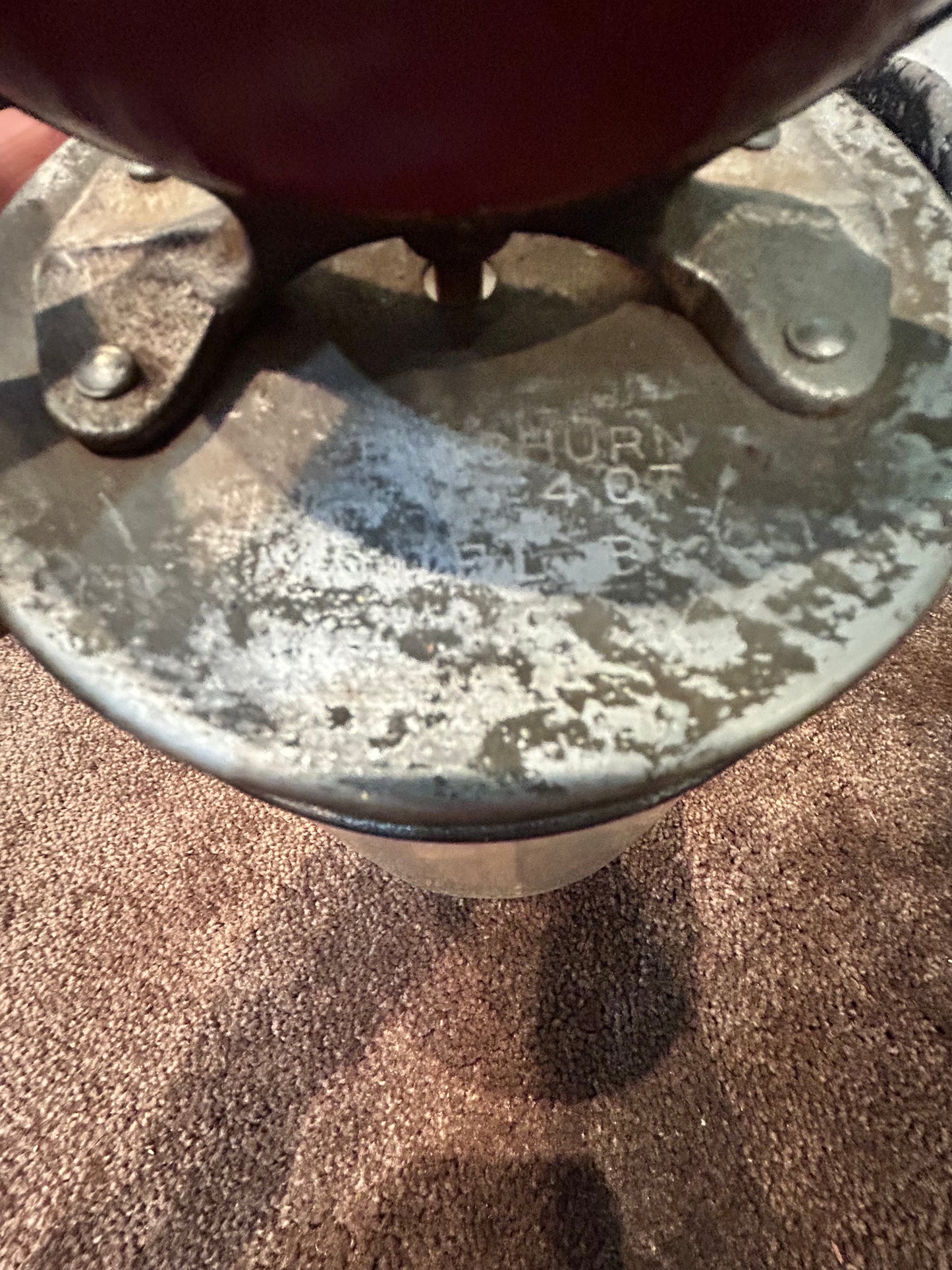 Dazey Red Football Butter Churn Original #4