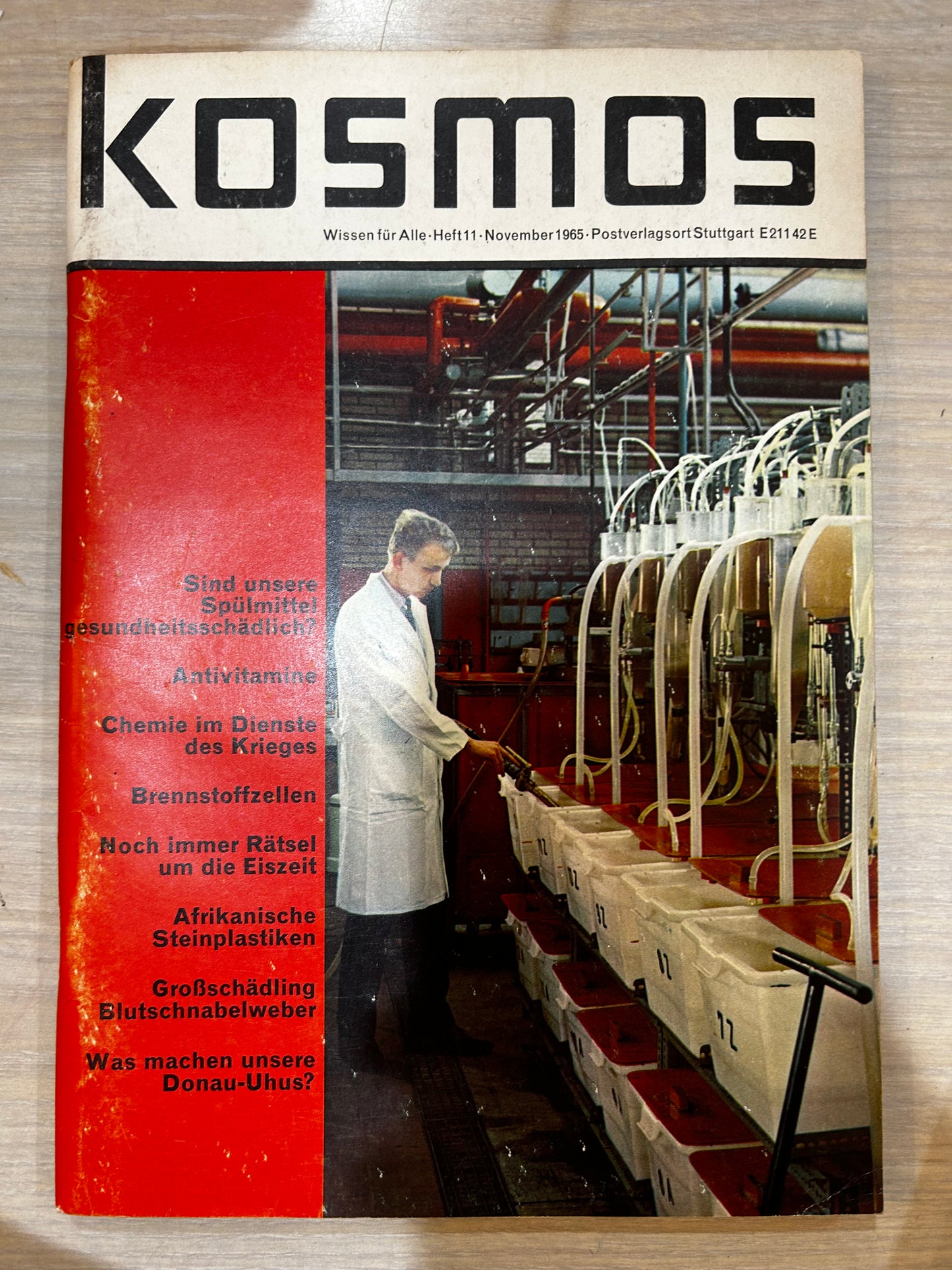 Set of 7 Kosmos- German Magazine 1965