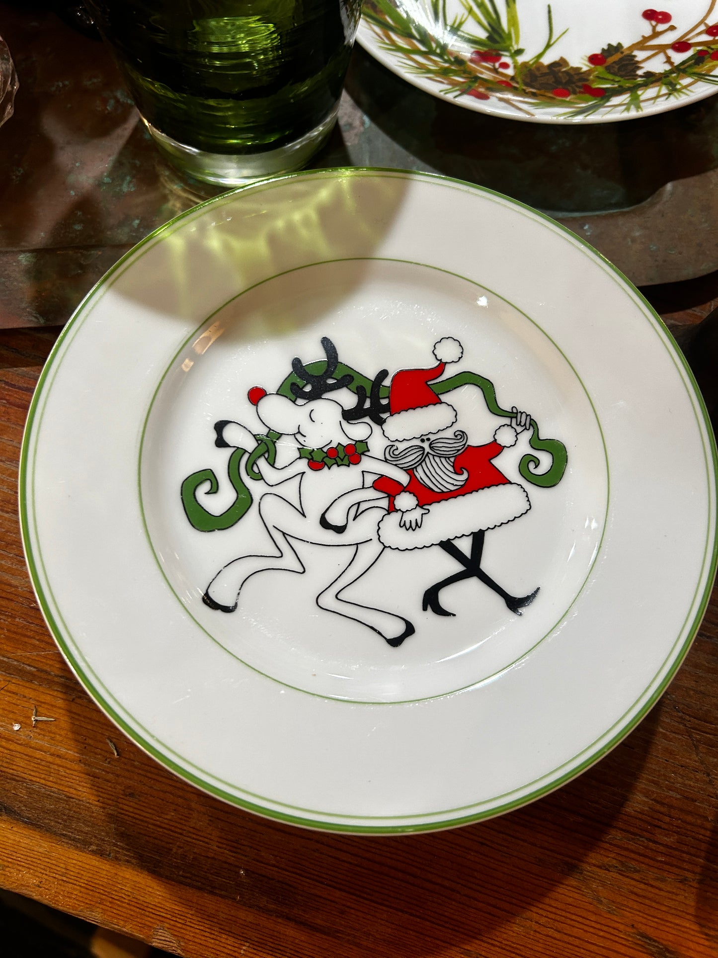Set of Art Deco Fitz and Floyd Plates