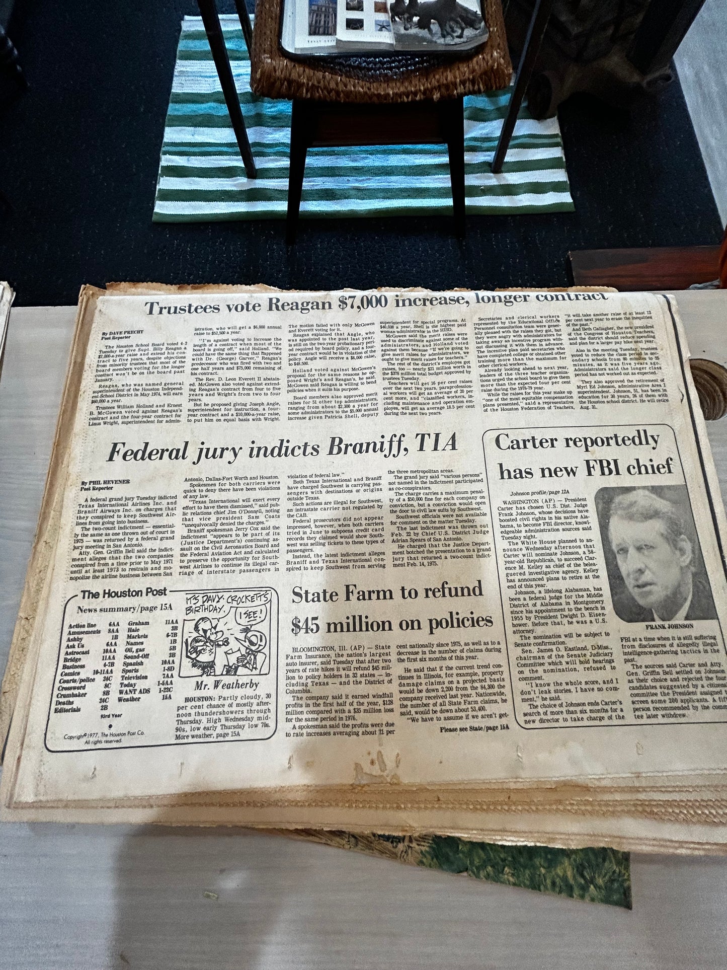 Houston Post Elvis Death Announcement