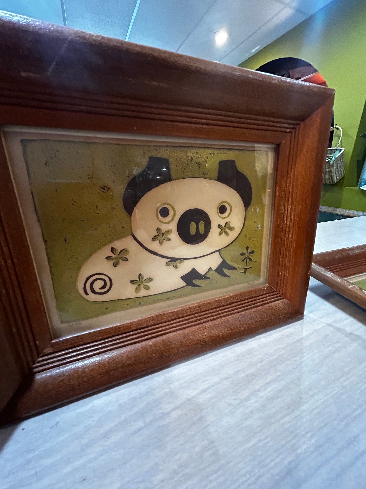 Al Robi Original Artwork- (1922-2007) RARE- Pencil Signed-Set of 2-Piggy&Elephant