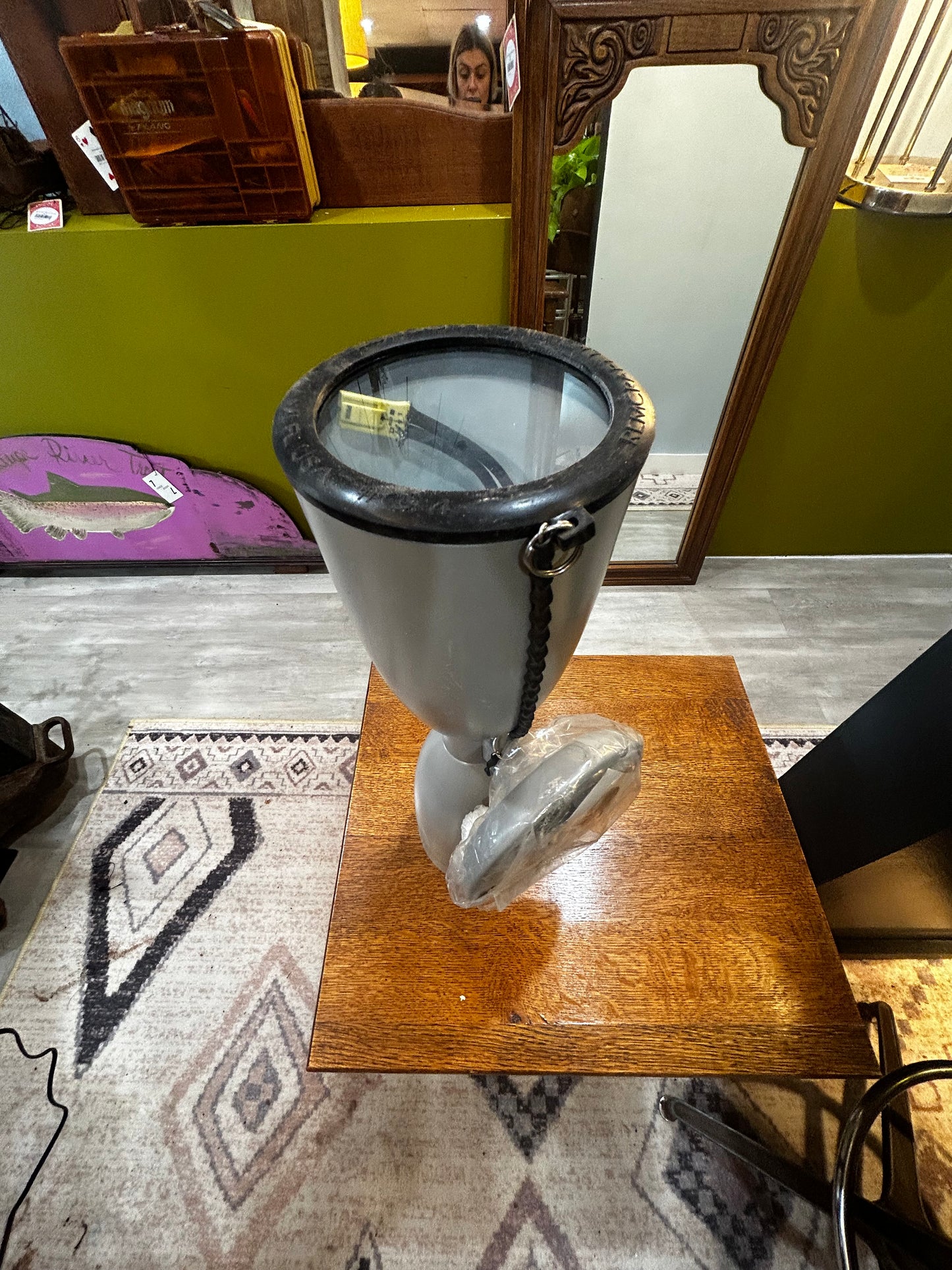 Grey MCM Light Fixture