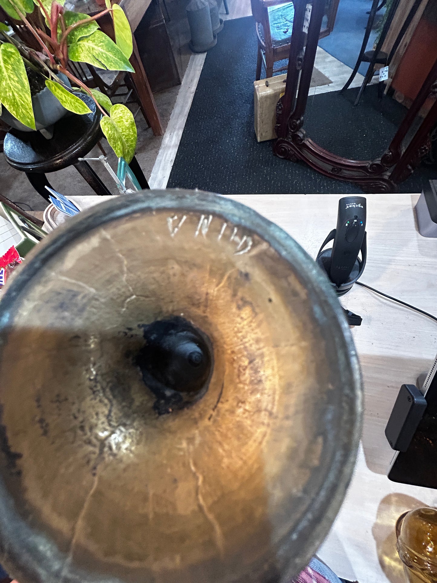 Brass Pedestal Chalice