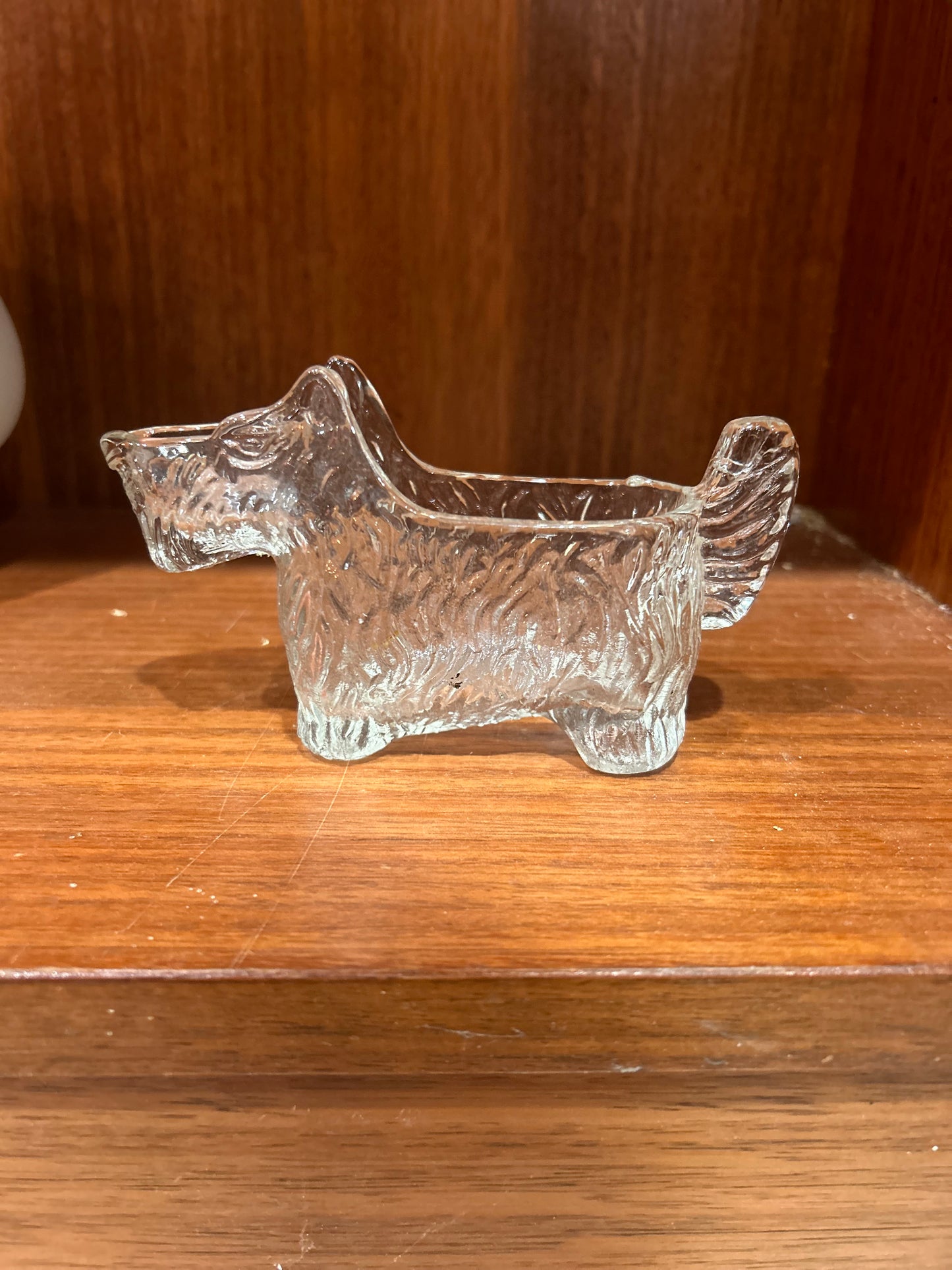 1930’s Glass Scotty Dog Terrier- Creamer Pitcher