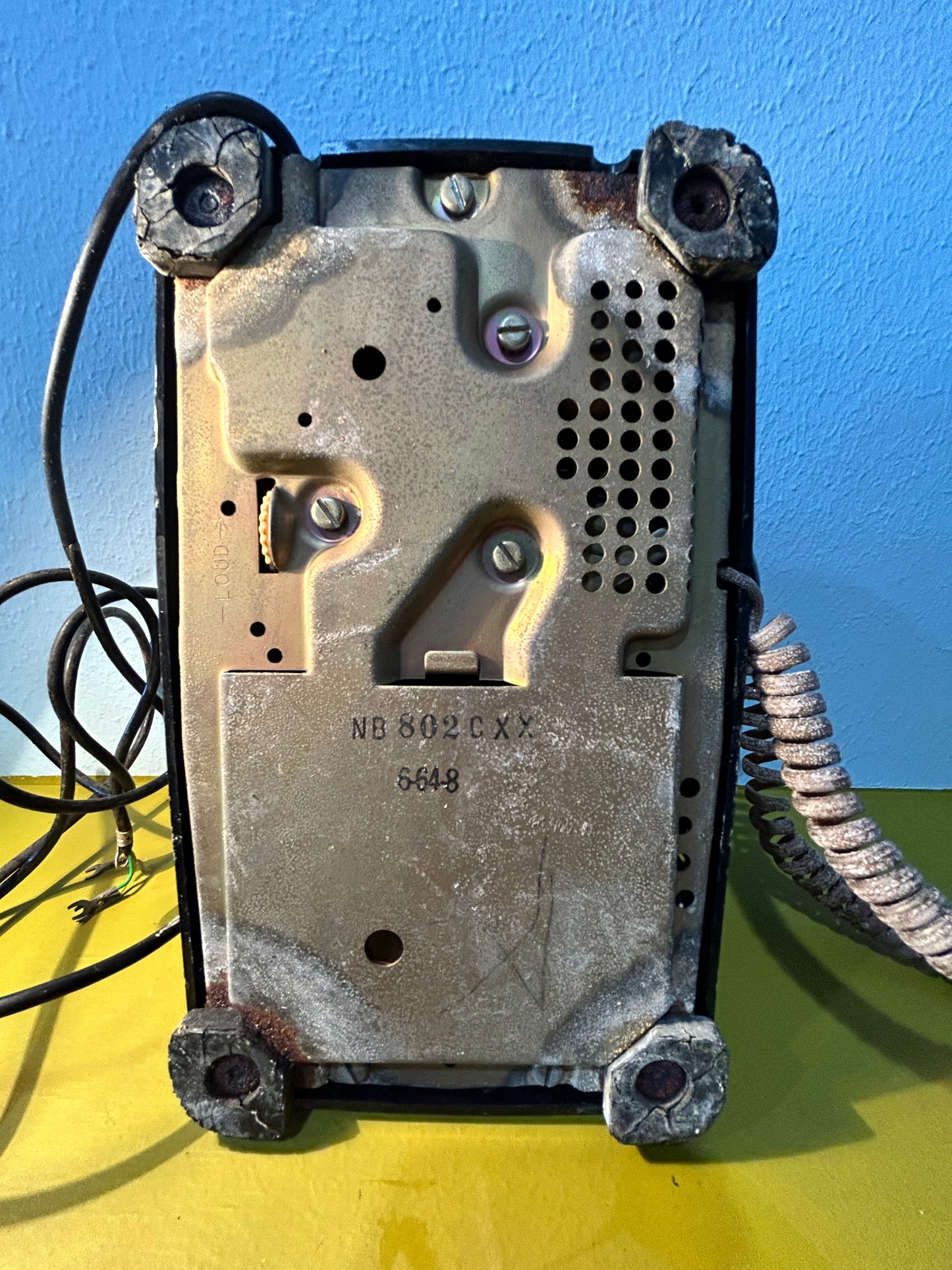 Vintage Rotary Dial Telephone- Black