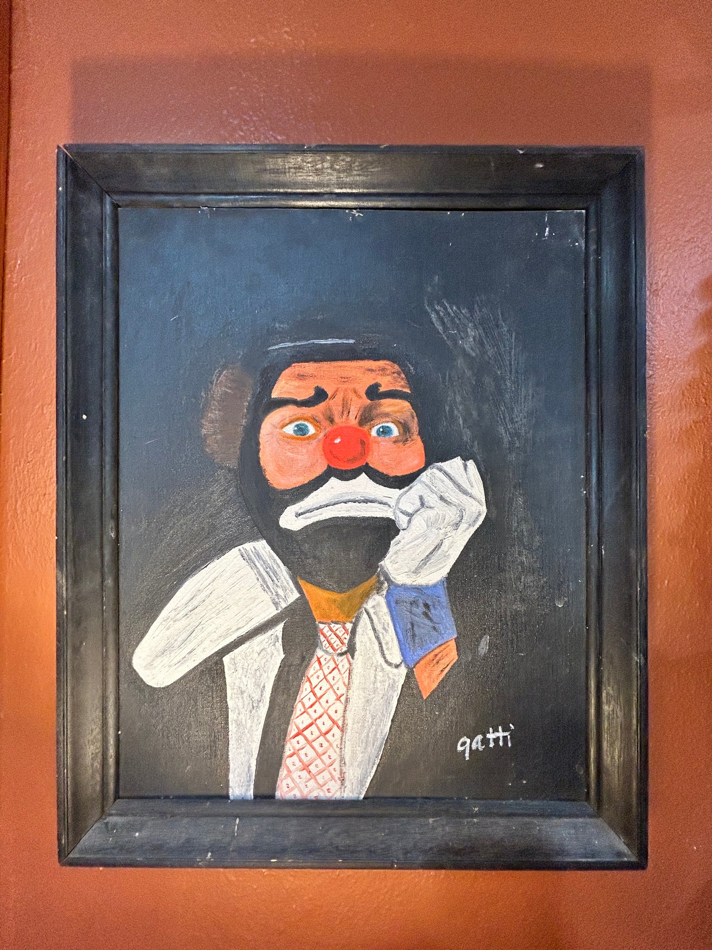 Sad Clown- Original Painting - Gatti