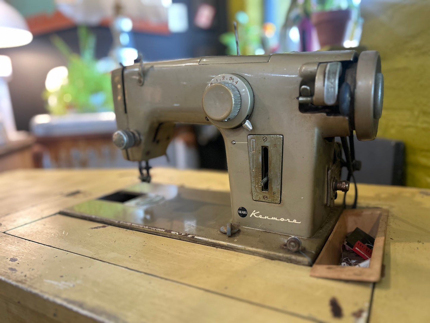 1940’s Sears Roebuck Solid Wooden Sewing Cabinet Modeal 567199