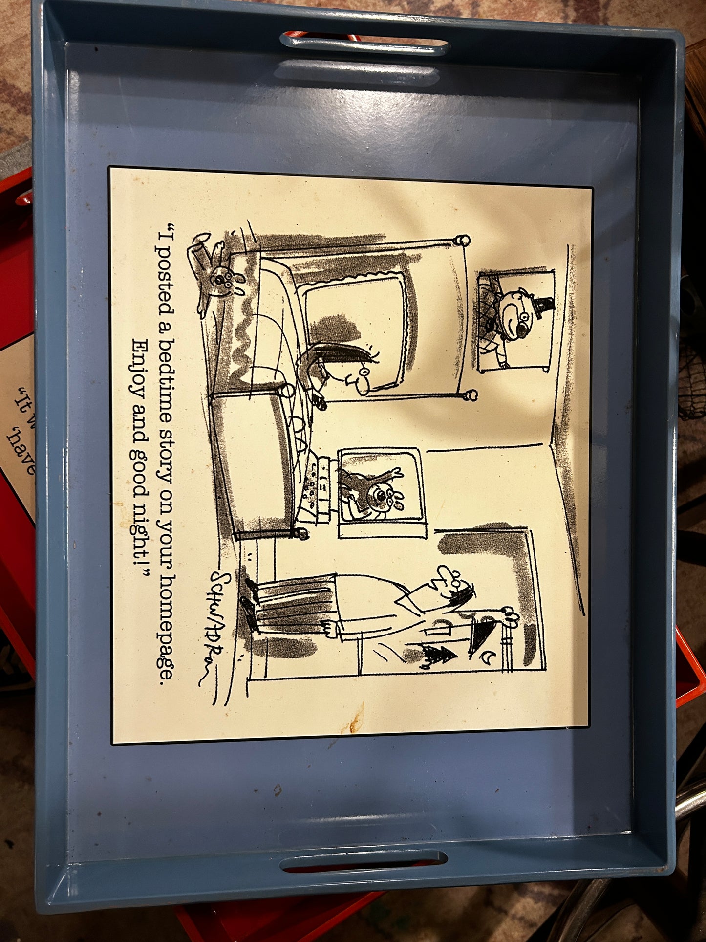 Saturday Morning Post Comic Trays