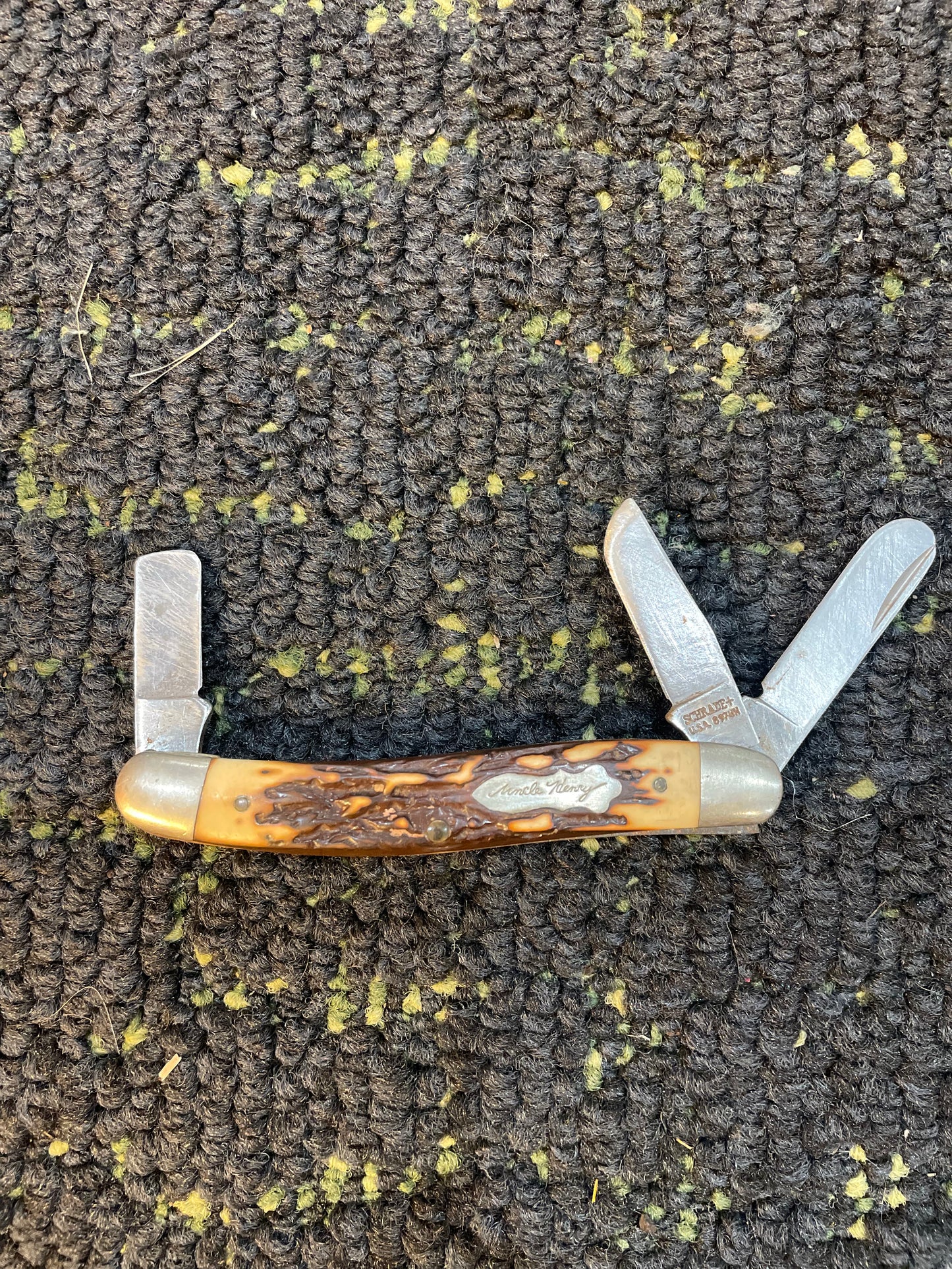 Shrade Uncle Henry Stockman Stag Folding Pocket Knife