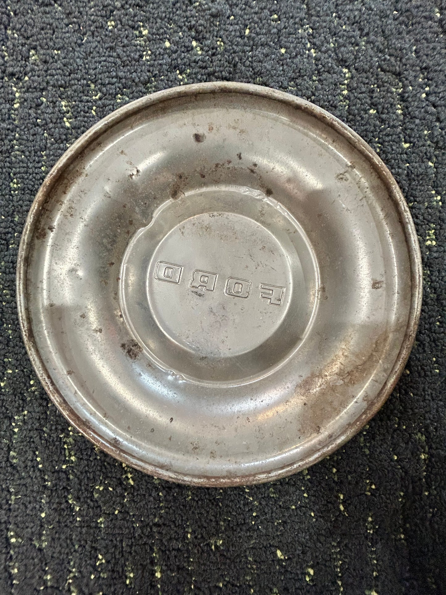 1950s Ford Chrome Dog Dish Poverty Hubcap
