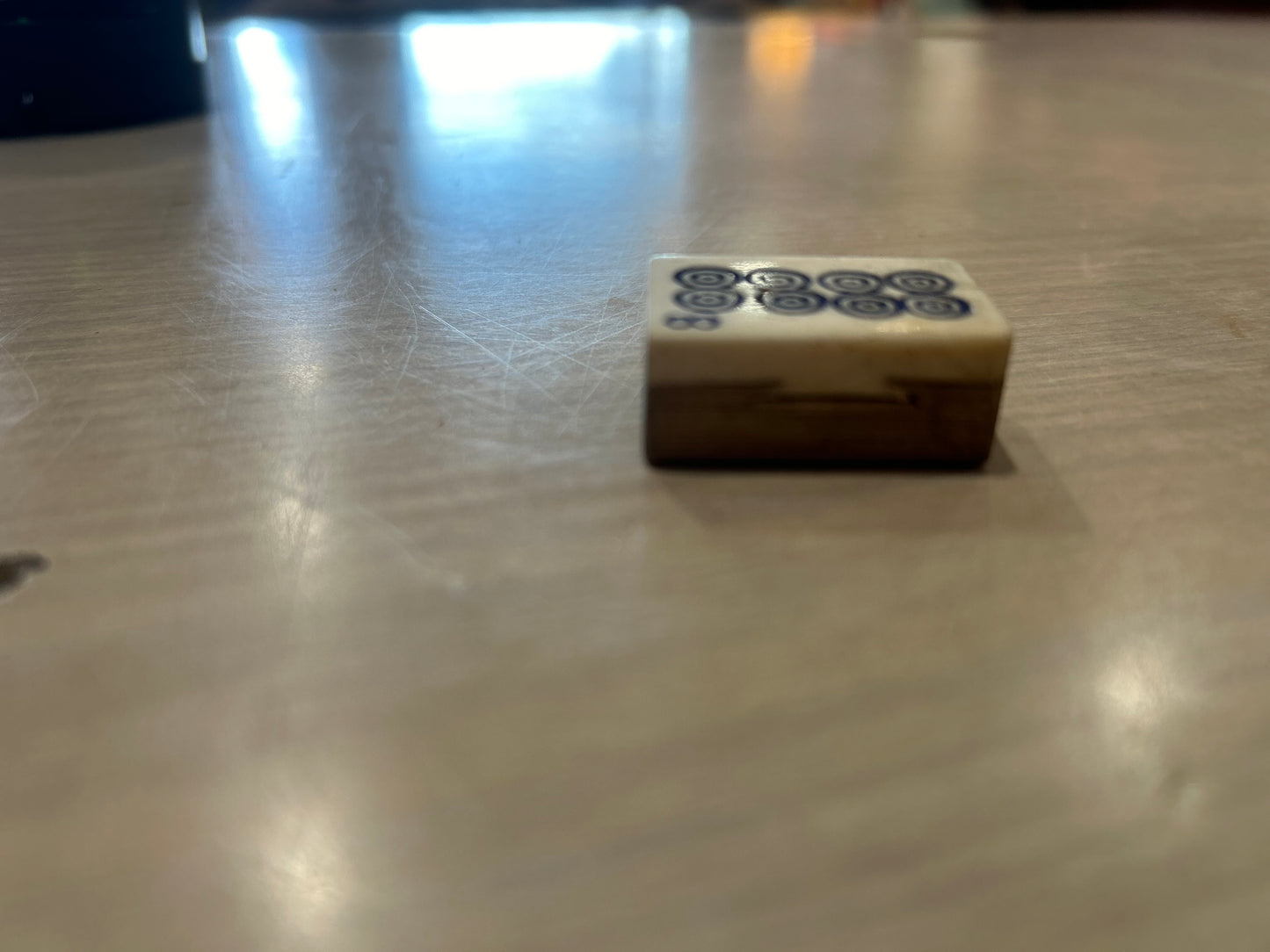 1920’s Antique Bamboo and Ox Bone Mahjongg Tiles- 54