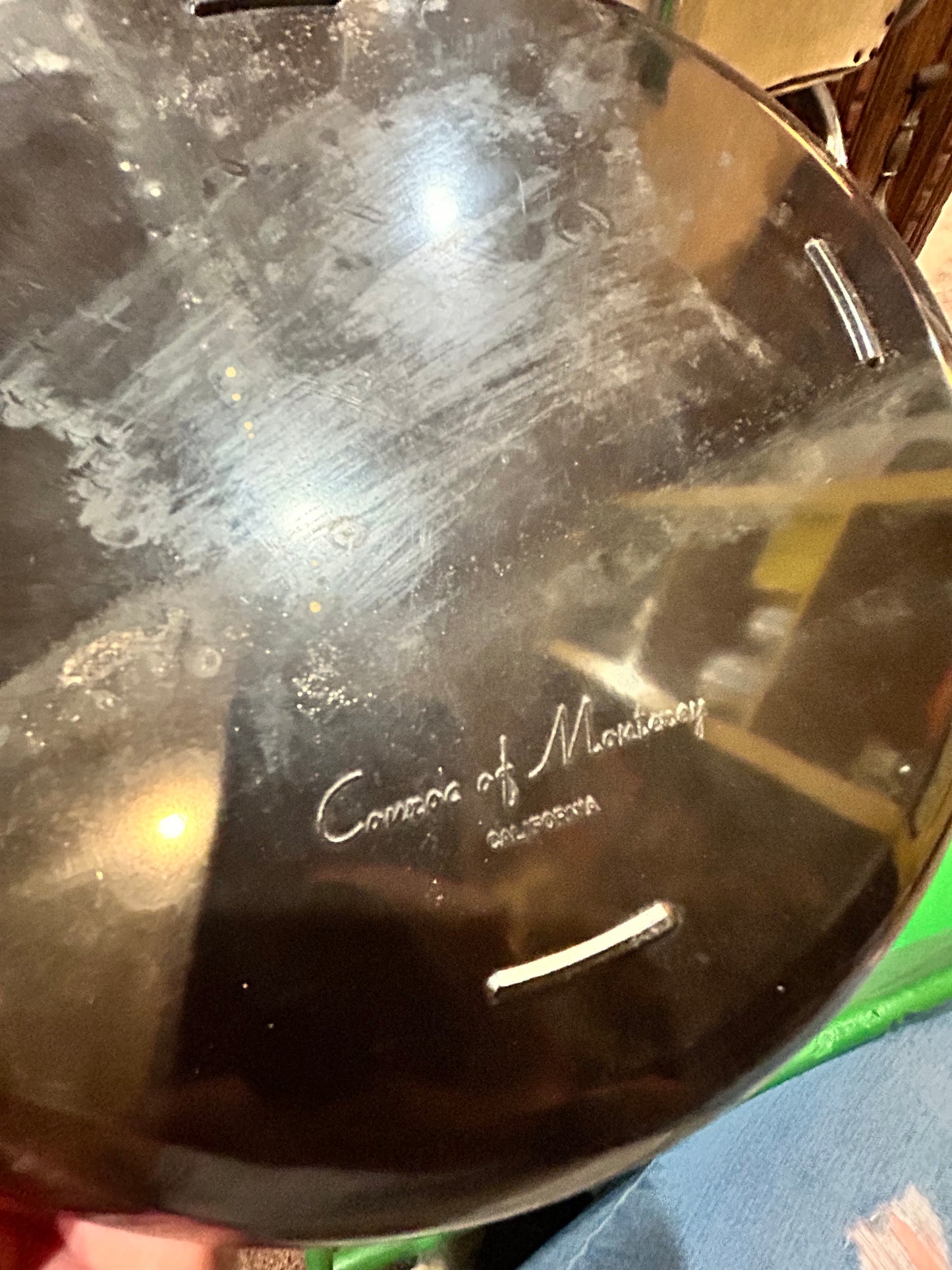 Vintage Couroc Monterey Tray with Wood Inlay Bandana Ducks