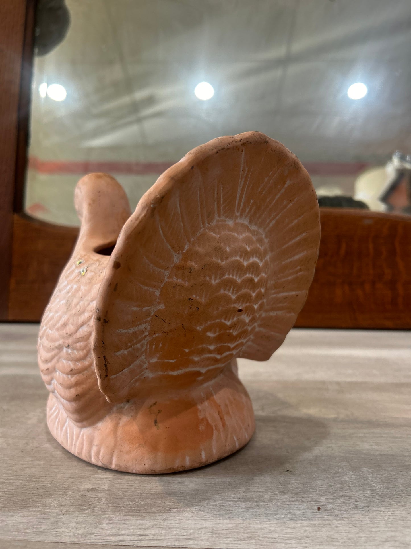 Vintage Ceramic Turkey Planter