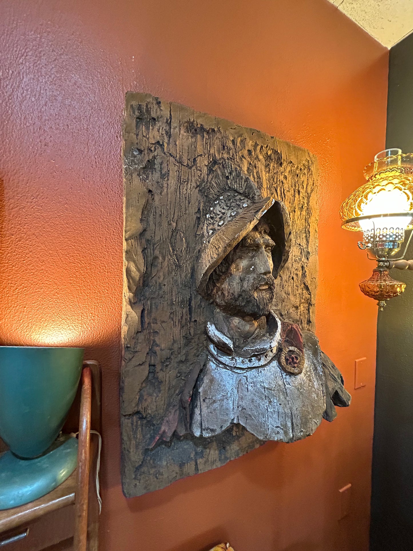 Vintage 60’s Large Mid Century Spanish Revival Conquistador