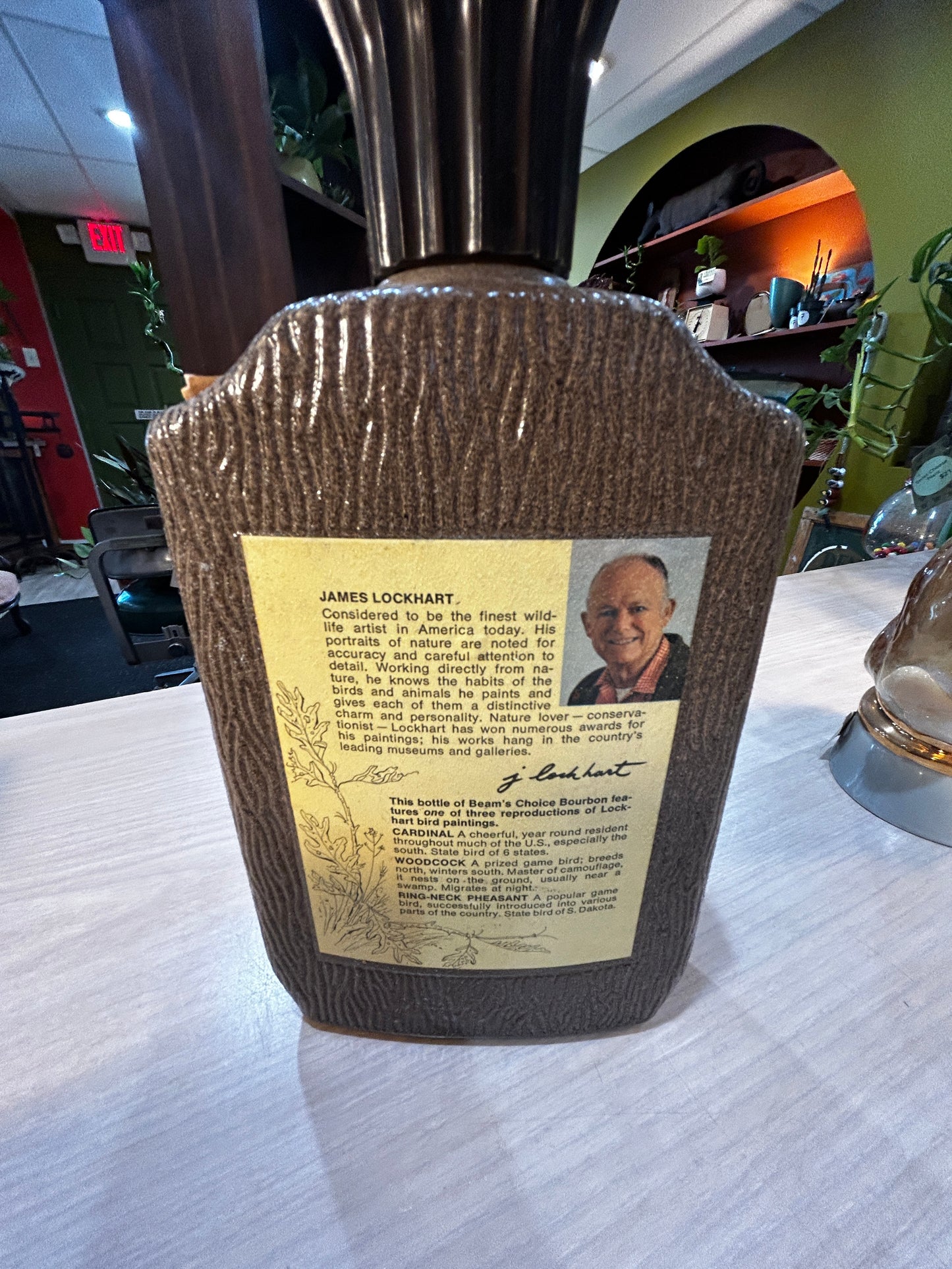 Vintage Jim Beam Bourbon Decanter- Special James Lockhart Edition- 1974