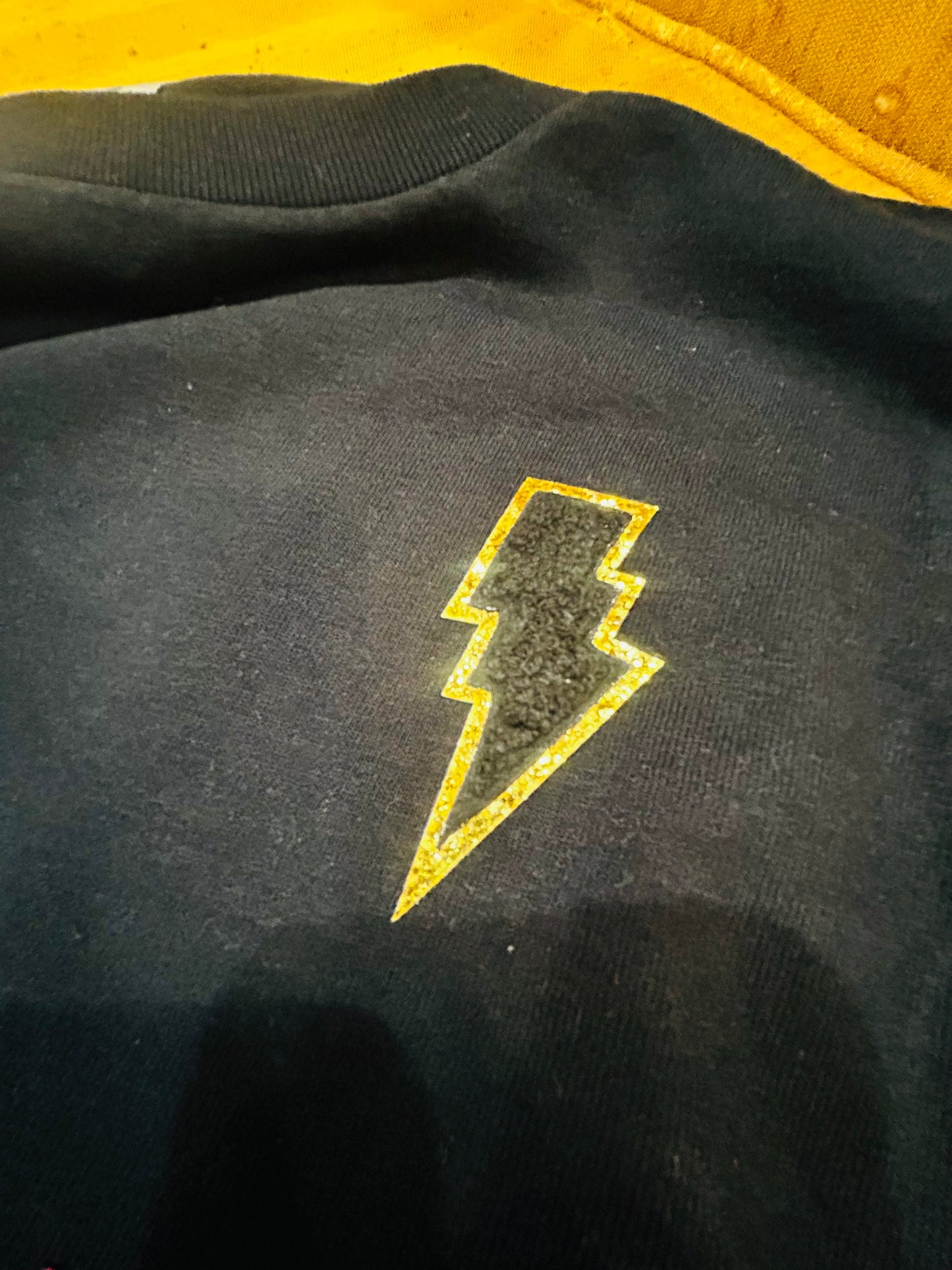 Black Lightning Patch- Youth XS
