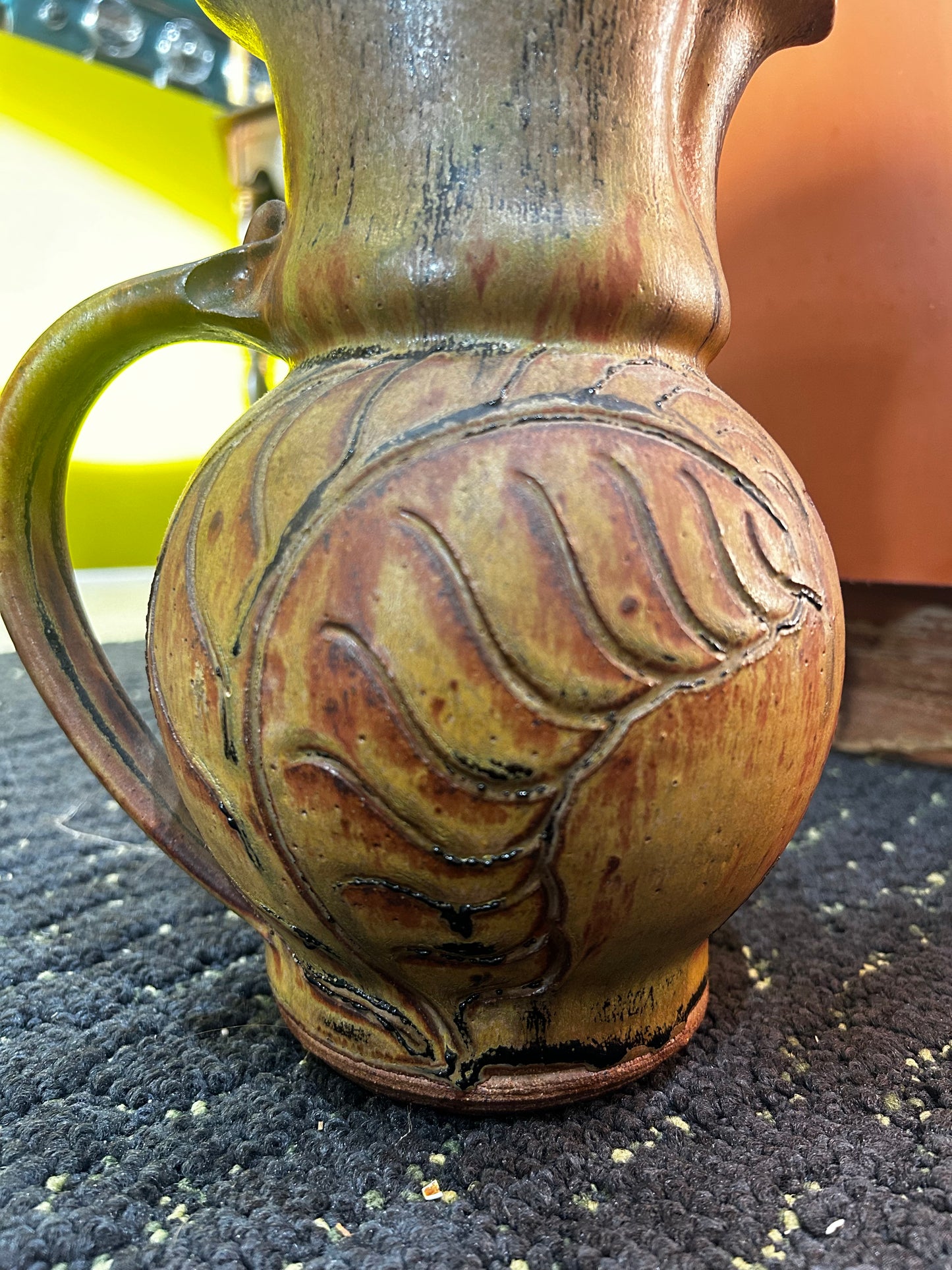 Vintage Americana Pottery Shack Vase/ Pitcher- Signed