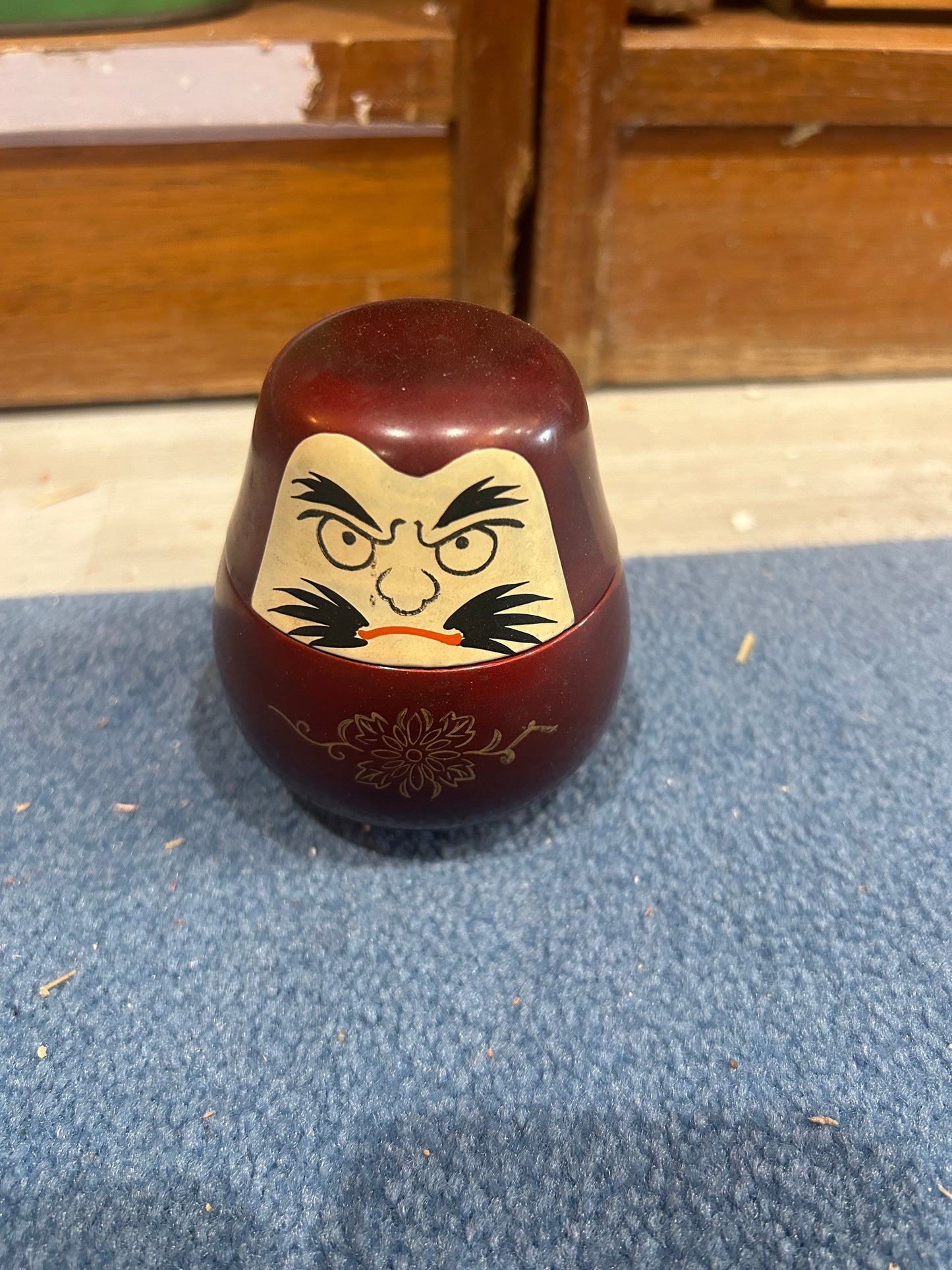 Vintage 1950’s Sake Drinking Game- Nesting Dolls and 1 Dice