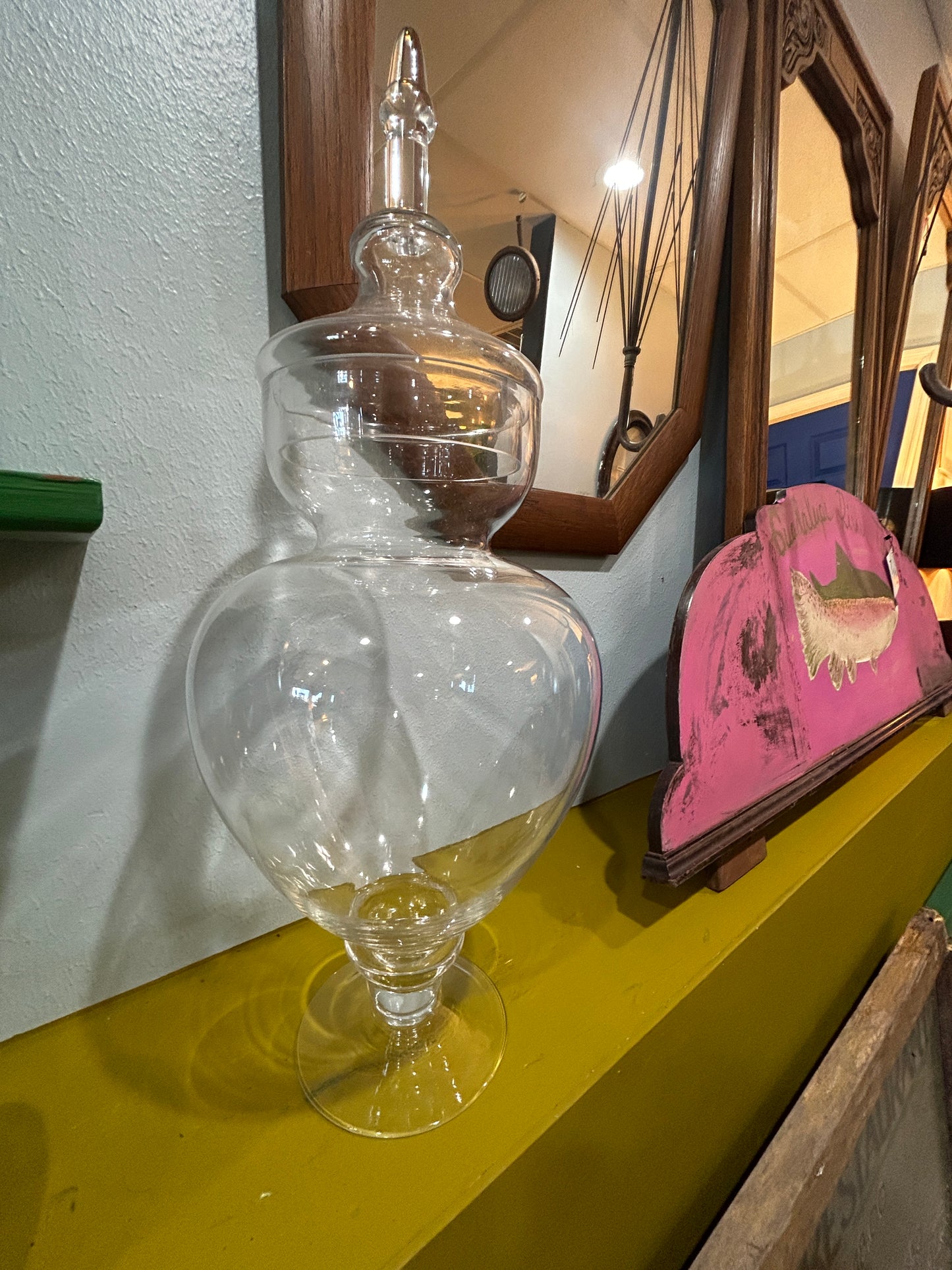 Large Glass Apothecary Jars with Lids