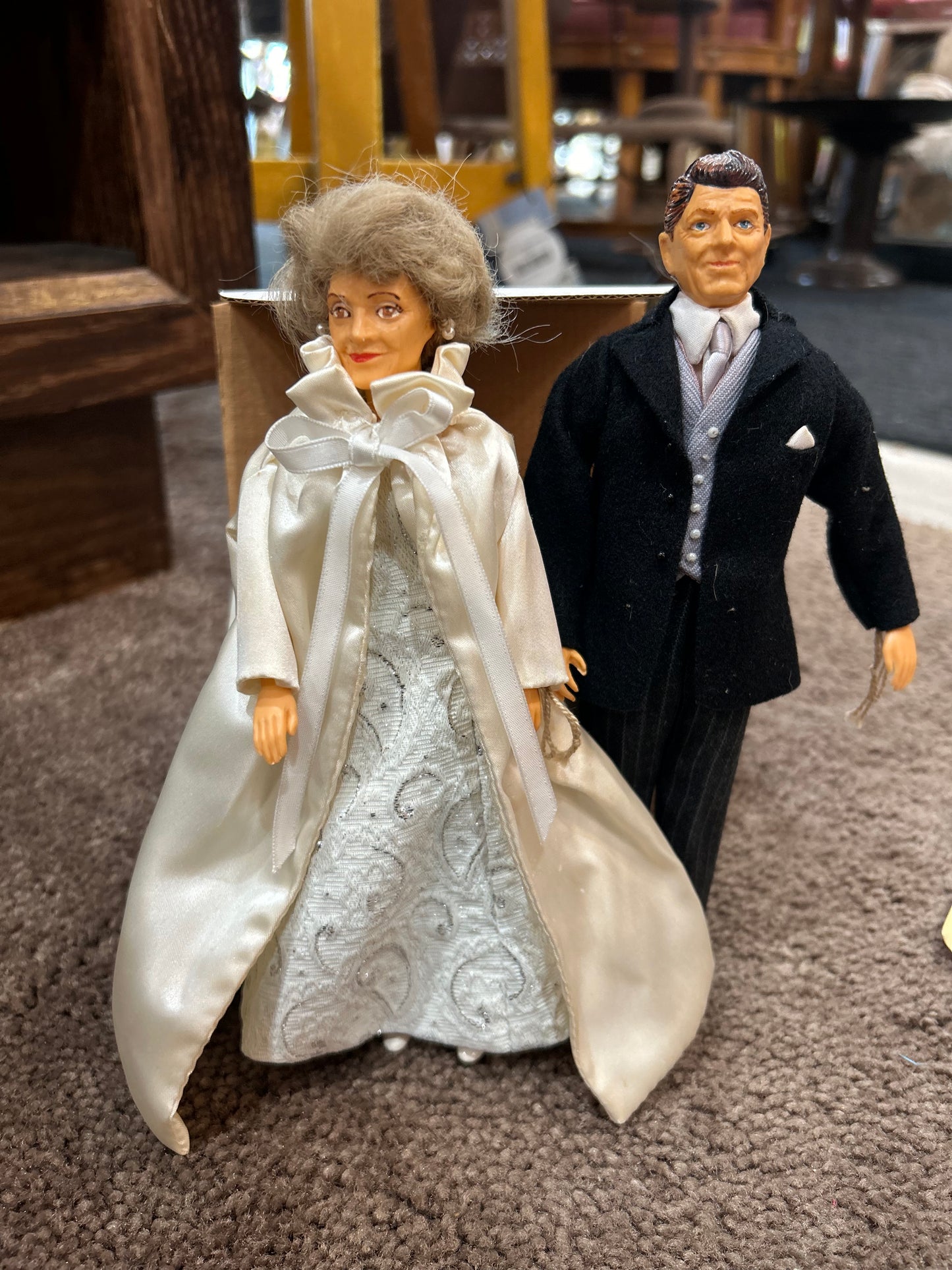 Vintage Nancy and Ronald Reagan Dolls- #318 of 2000- Peggy Nisbet Dolls