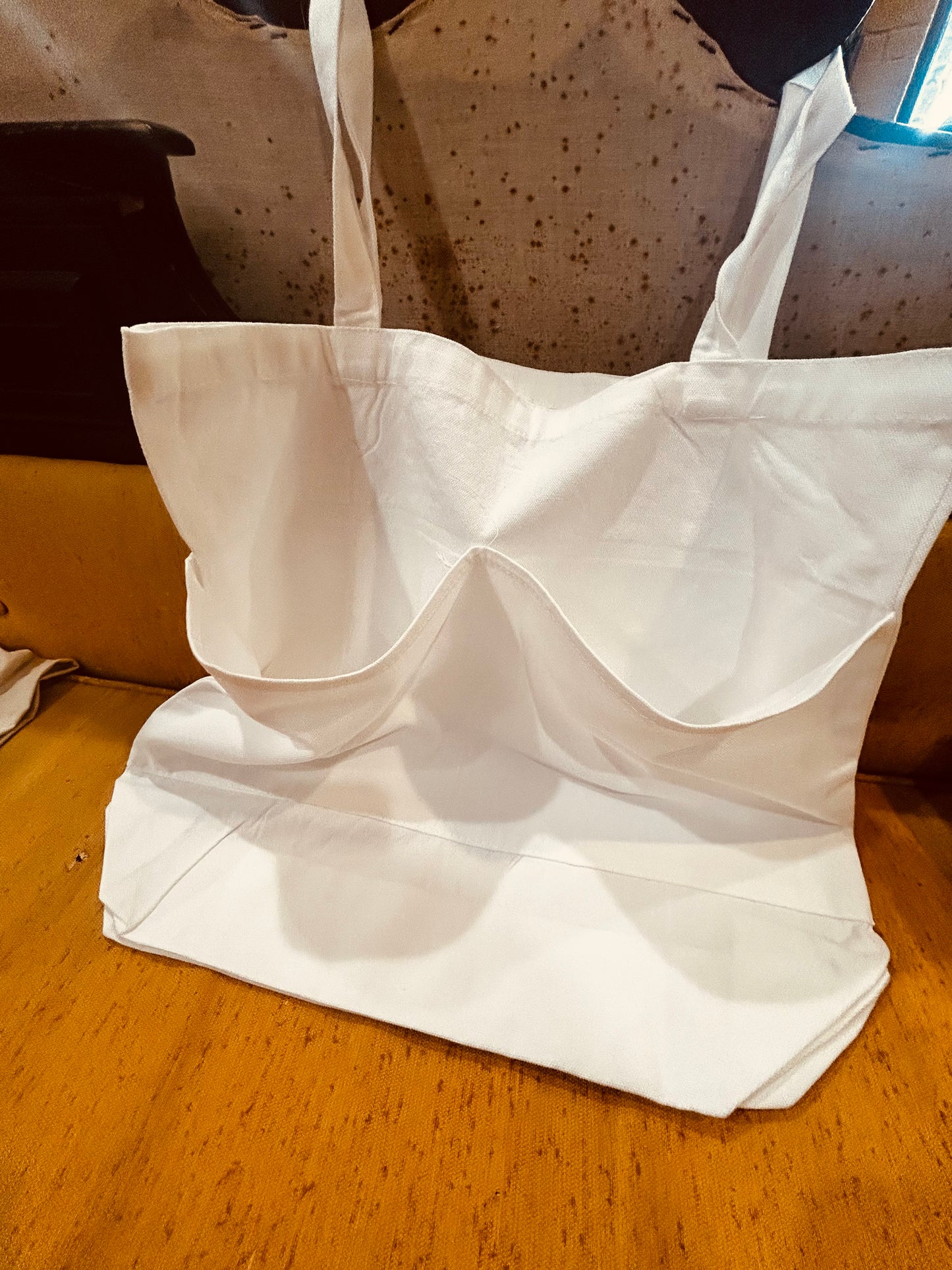 Crouching Tiger Hidden Baggin-Canvas Carryall- With Pockets