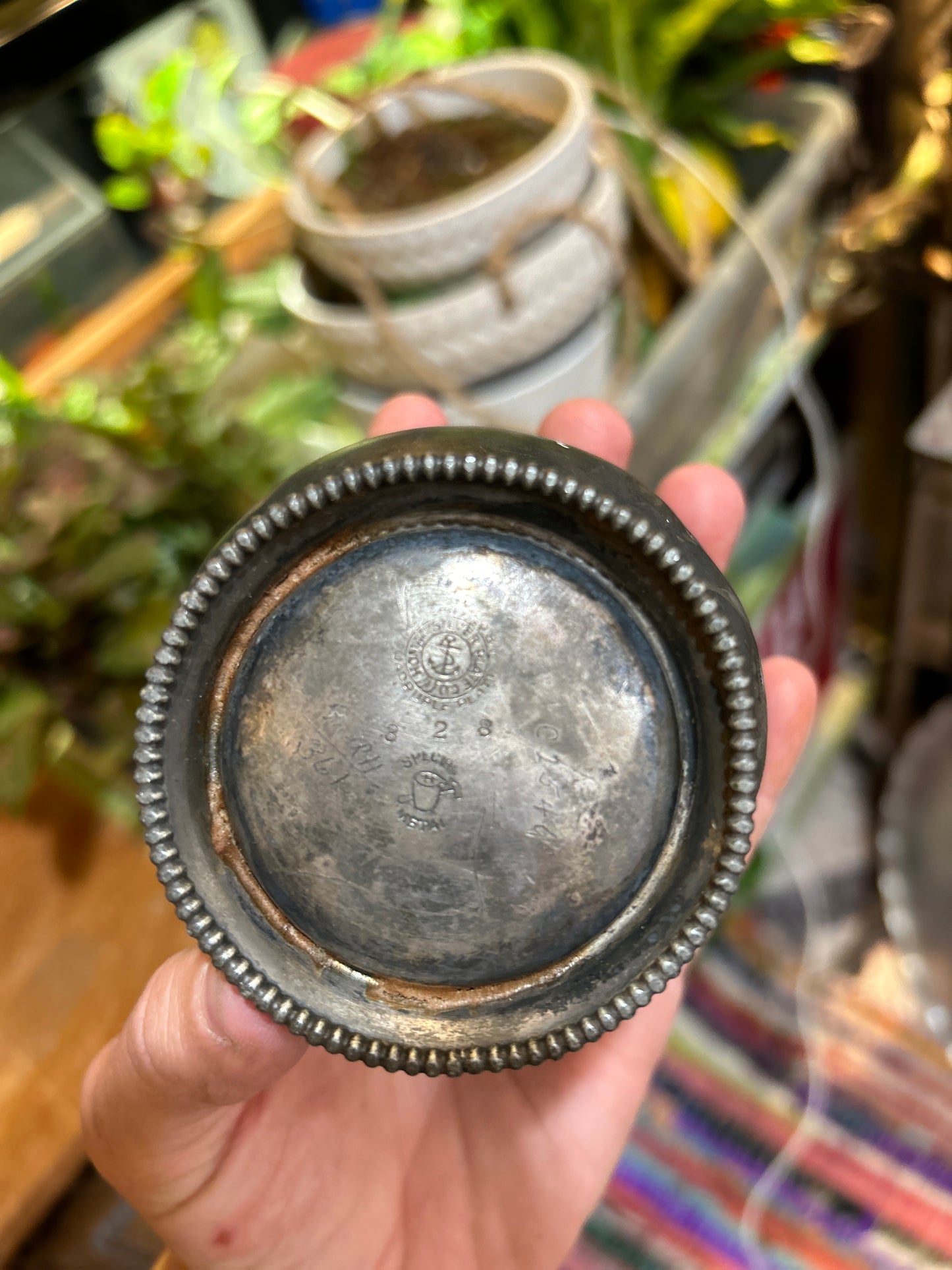 Antique Victorian Wilcox - Engraved Silver Plated Cup