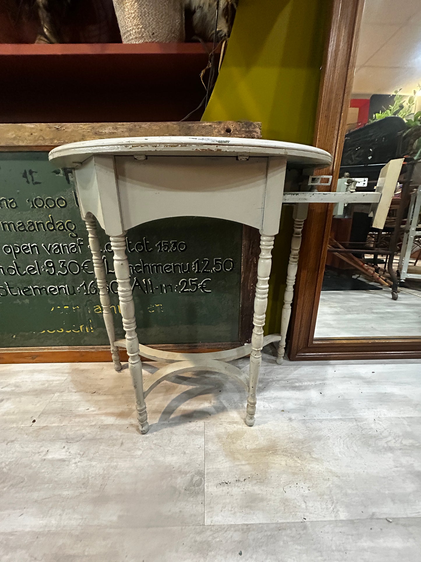 Antique Smoking Table with Original Accessories- RARE