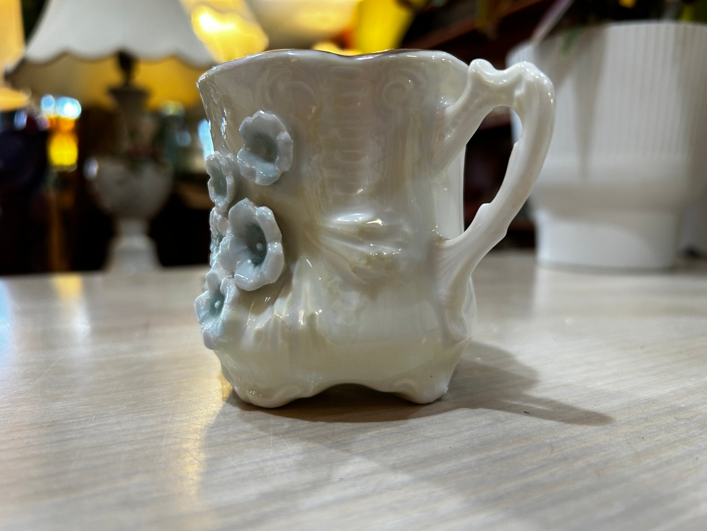 Victorian Luster Flower-Think of Me Mug