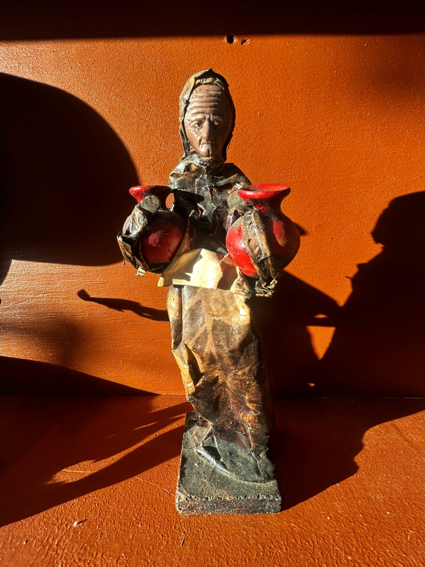Set of 6 Vintage Mexican Folk Papier Mache Sculptures