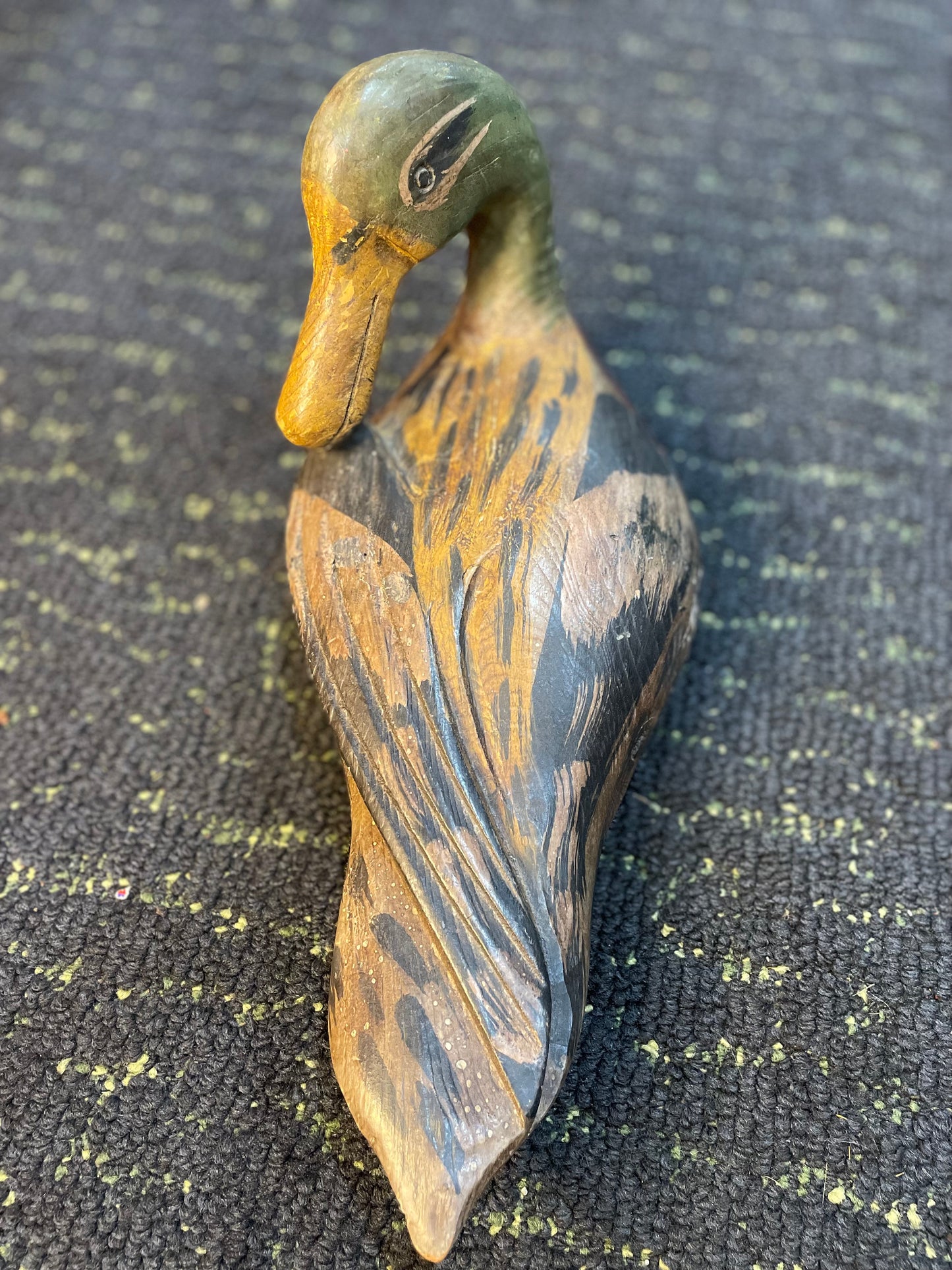 Antique Handcarved Wooden Duck Decoy