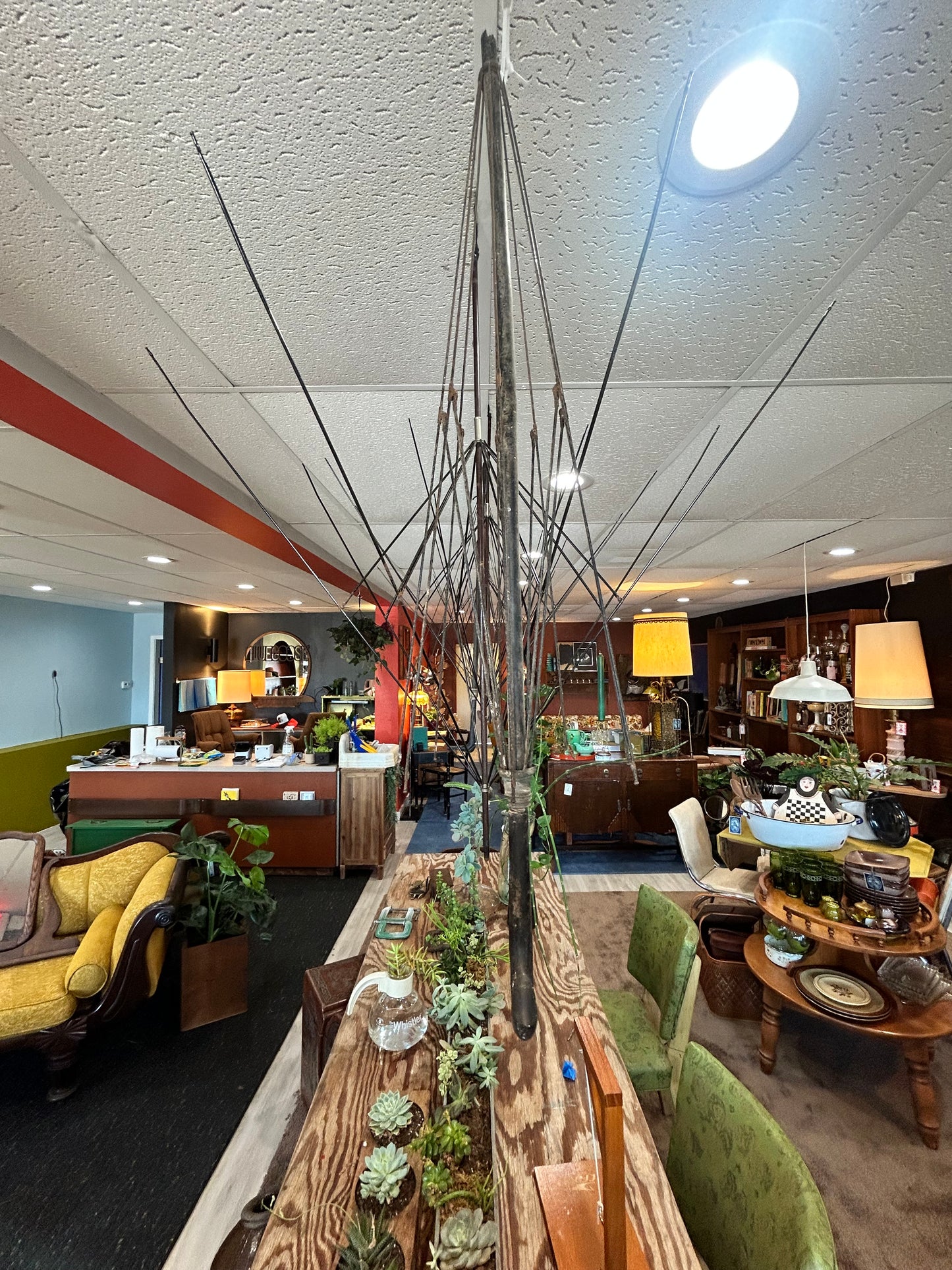 Antique European Umbrella Skeletons- Circa 1860’s- Hanging Centerpiece-Set of 7