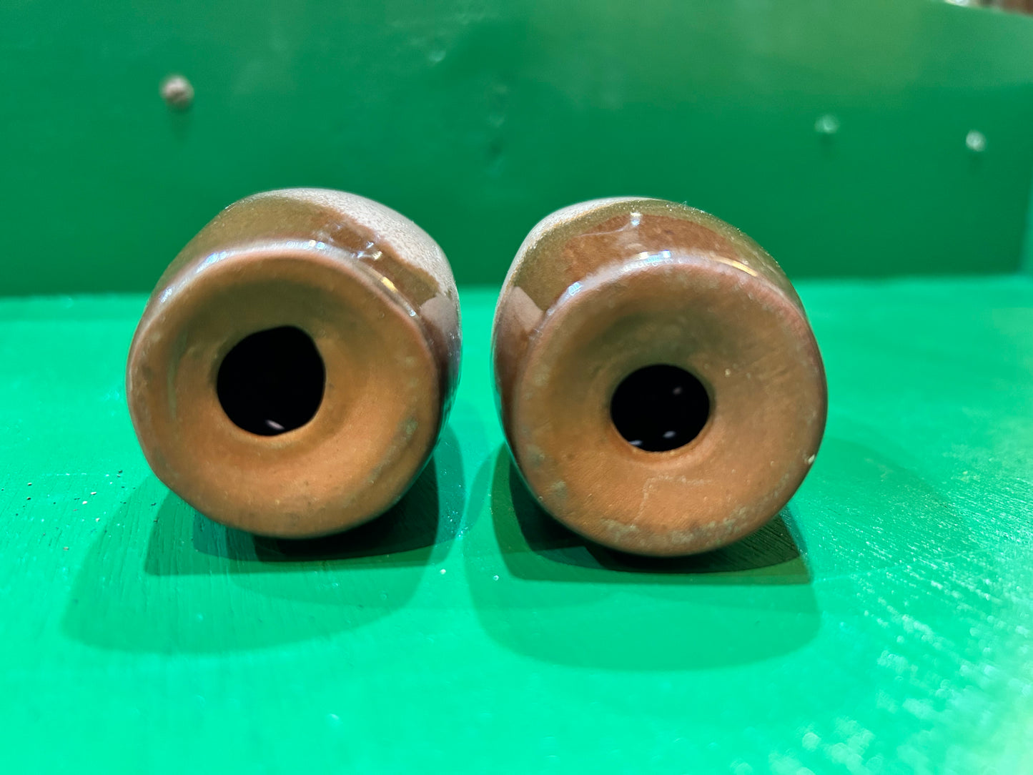 Vintage Frankoma- Two Toned Salt and Pepper Shaker Set