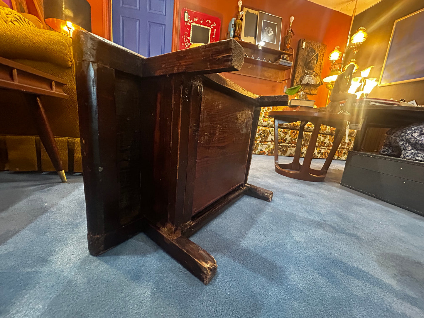 19th Century Chinese Elm Coffee Table- Circa 1880