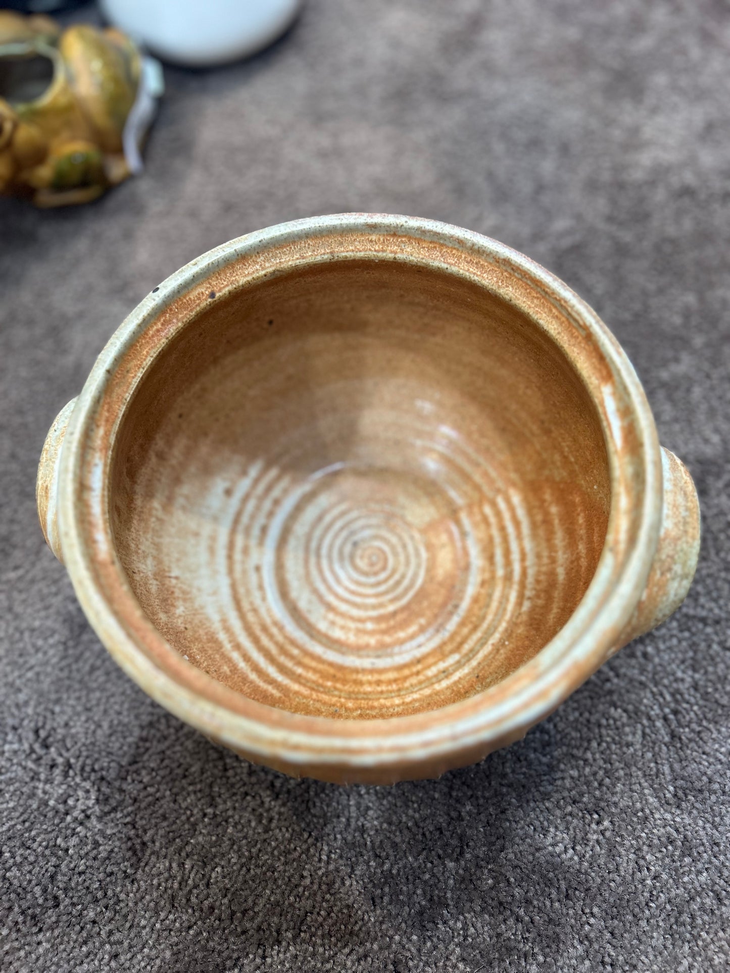 Vintage Handmade Pottery Bowl- One of a Kind