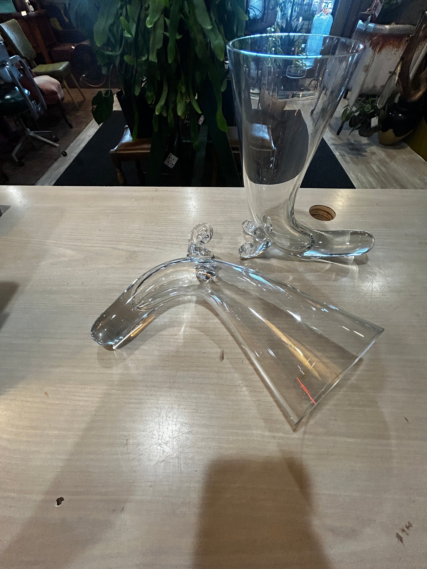 Svend Jensen- Krosno Cornucopia Vases- Set of 2