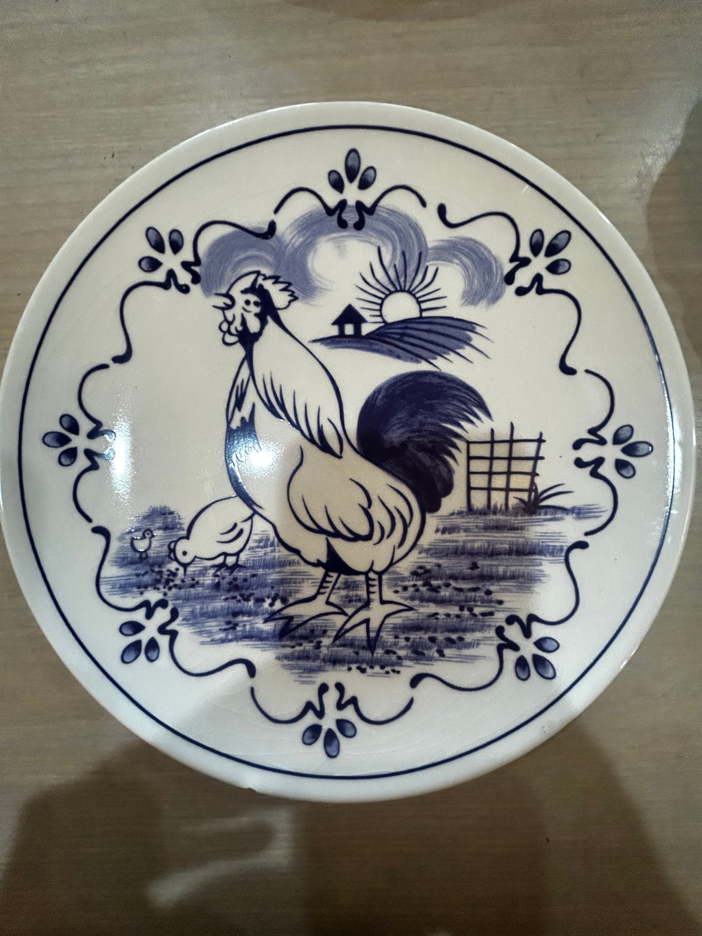 Rooster Plate