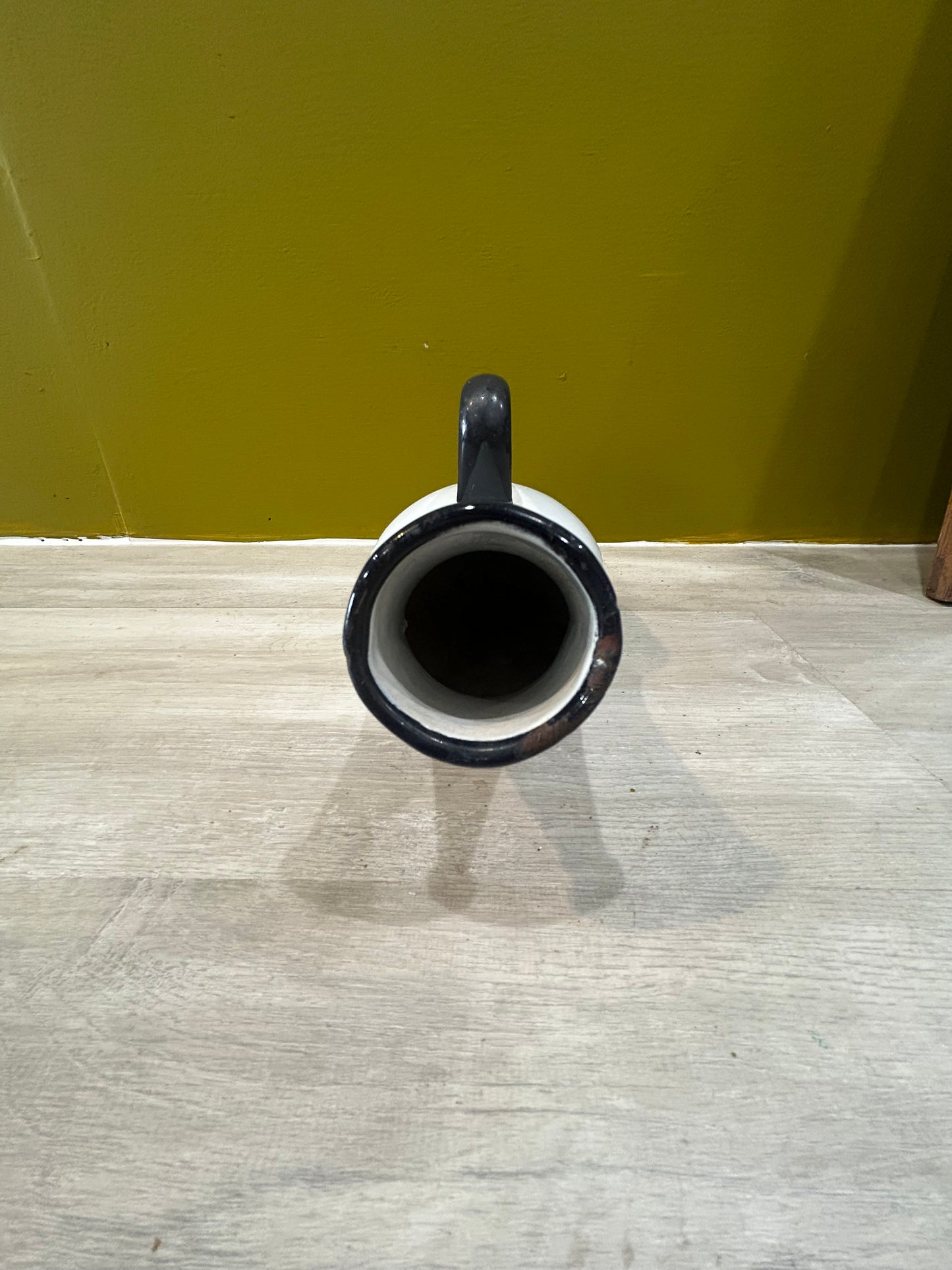 Vintage Enamelware Portable Male Urinal