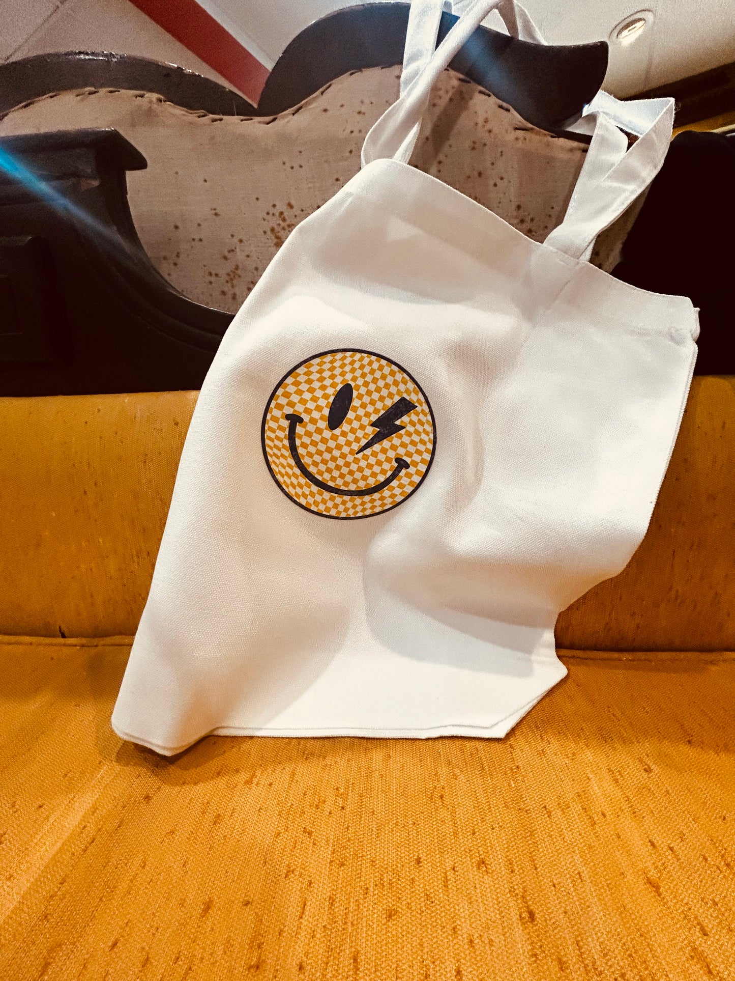 Happy Smile Lightning Eye- Canvas Bag/Tote