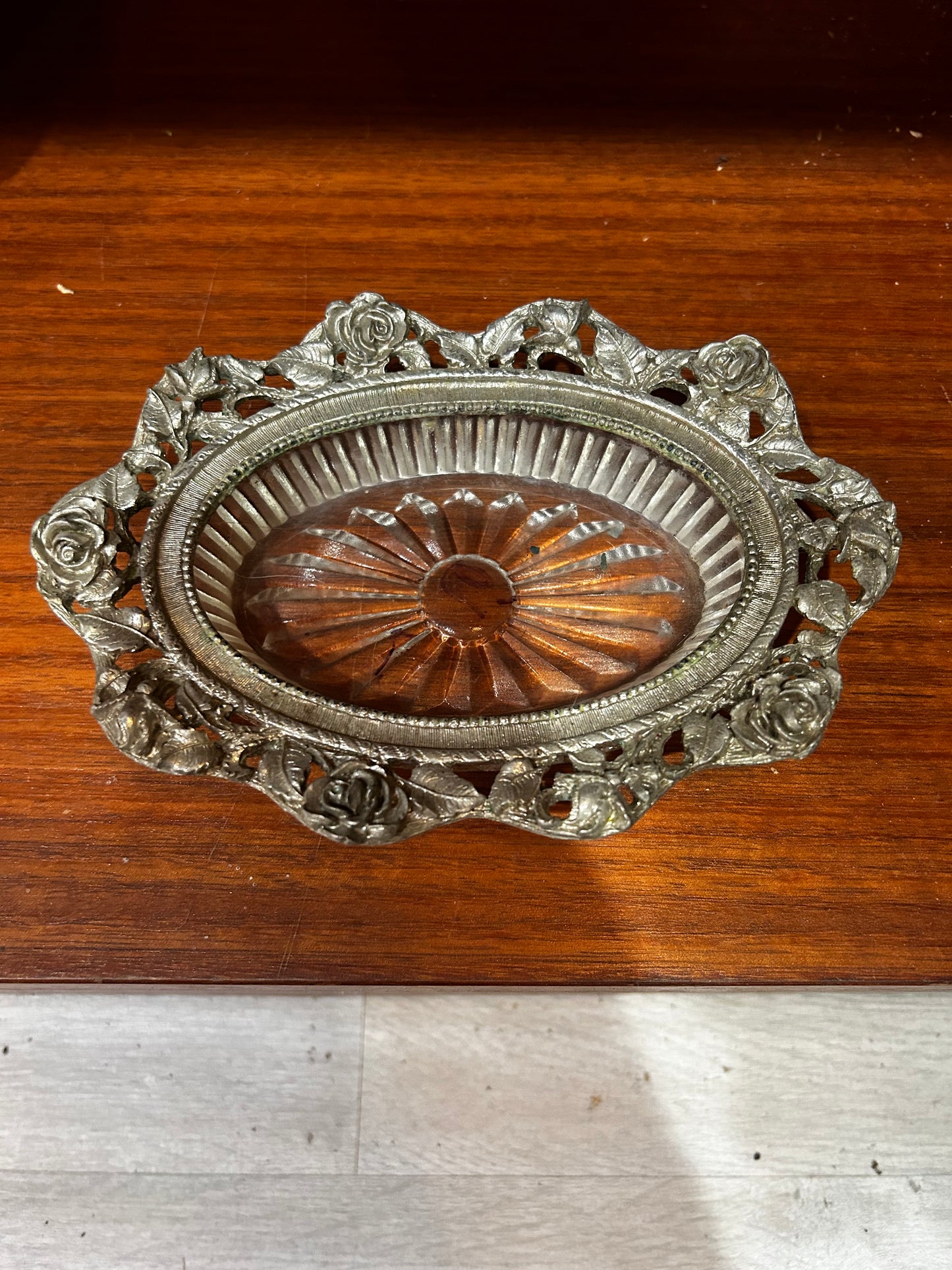 Antique Matson Soap Dish- Stamped and Numbered