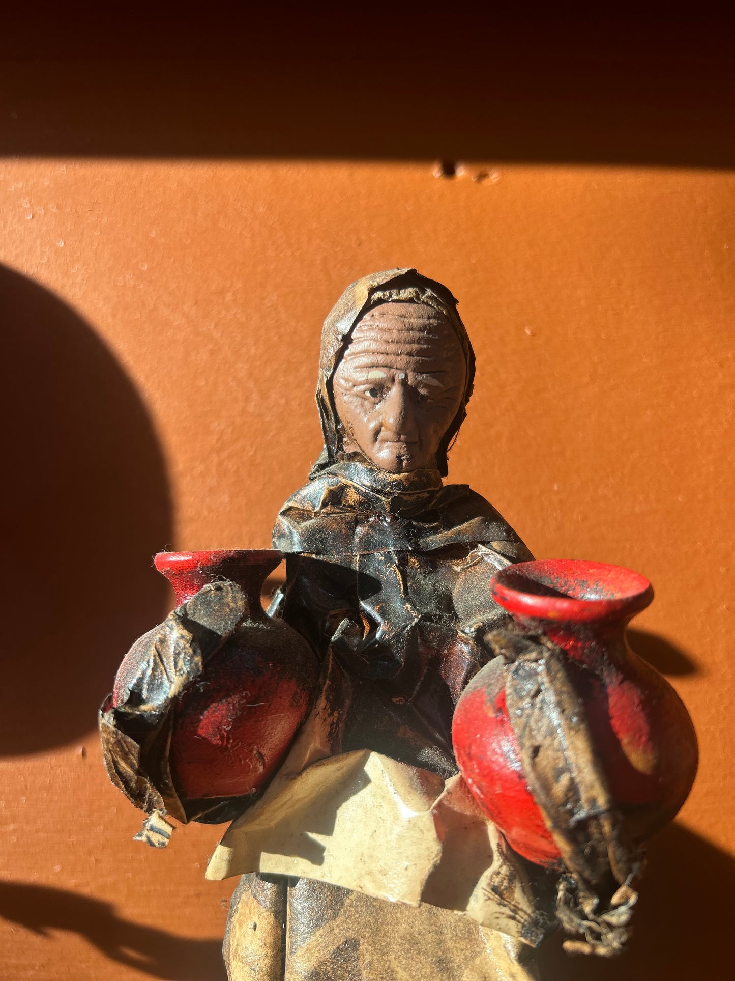 Set of 6 Vintage Mexican Folk Papier Mache Sculptures