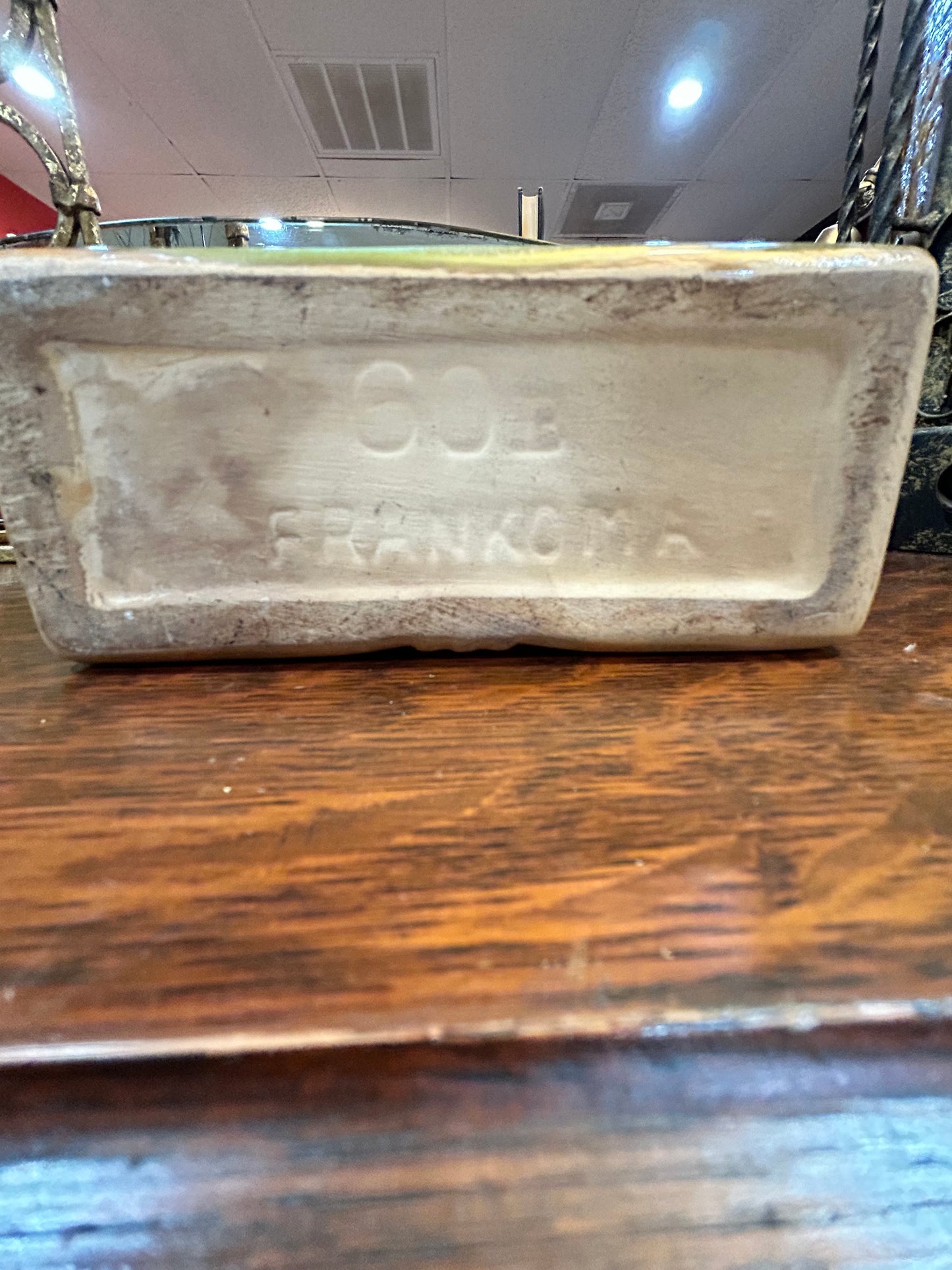 Vintage MCM Frankoma-Square Goose Vase- RARE