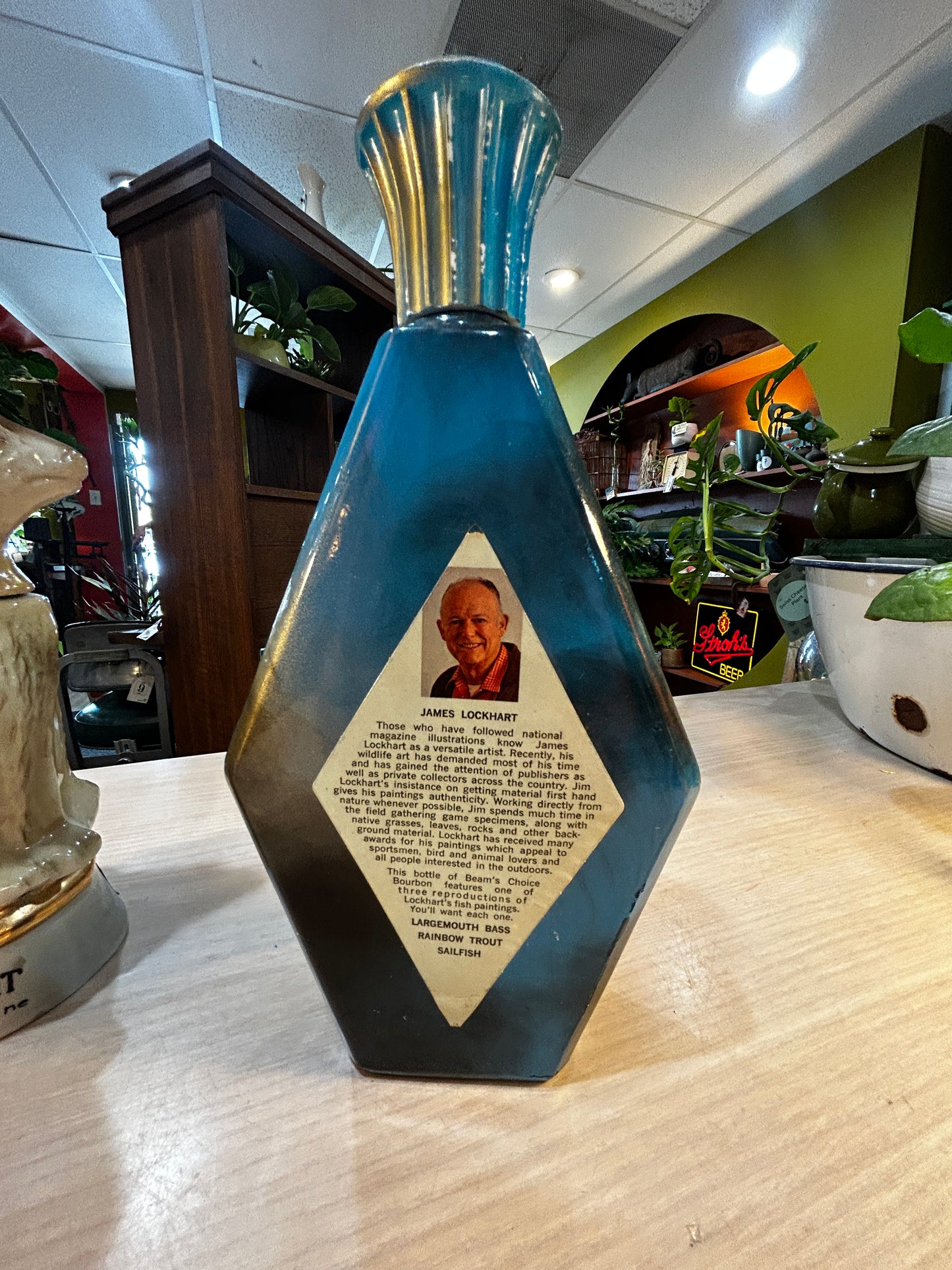 Jim Beam Vintage Bourbon Decanter- Special James Lockhart Edition