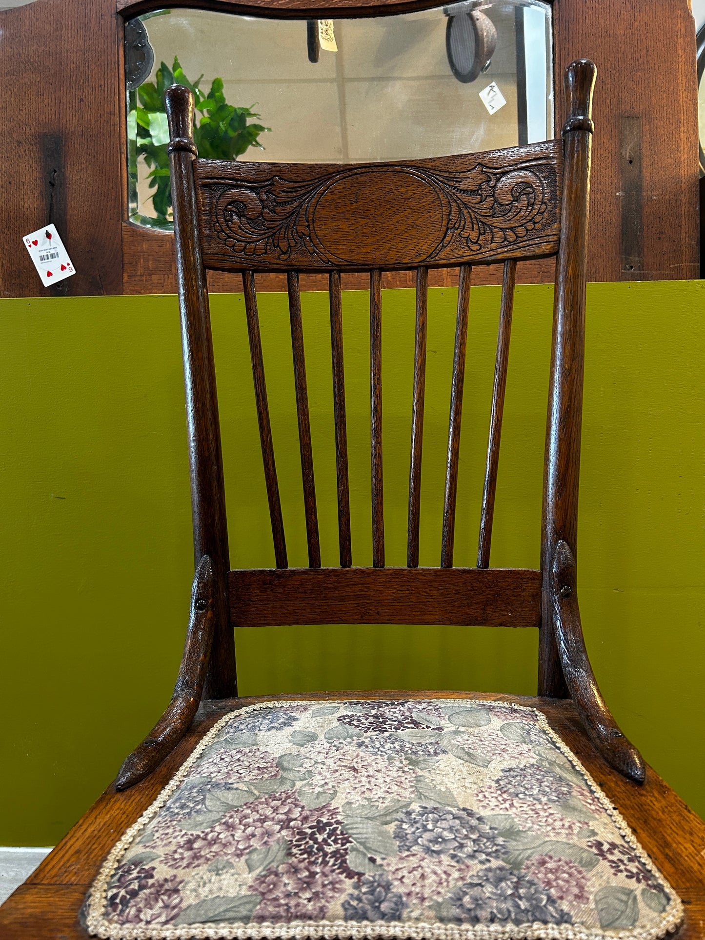 Turn of The Century Pressed Back Chair