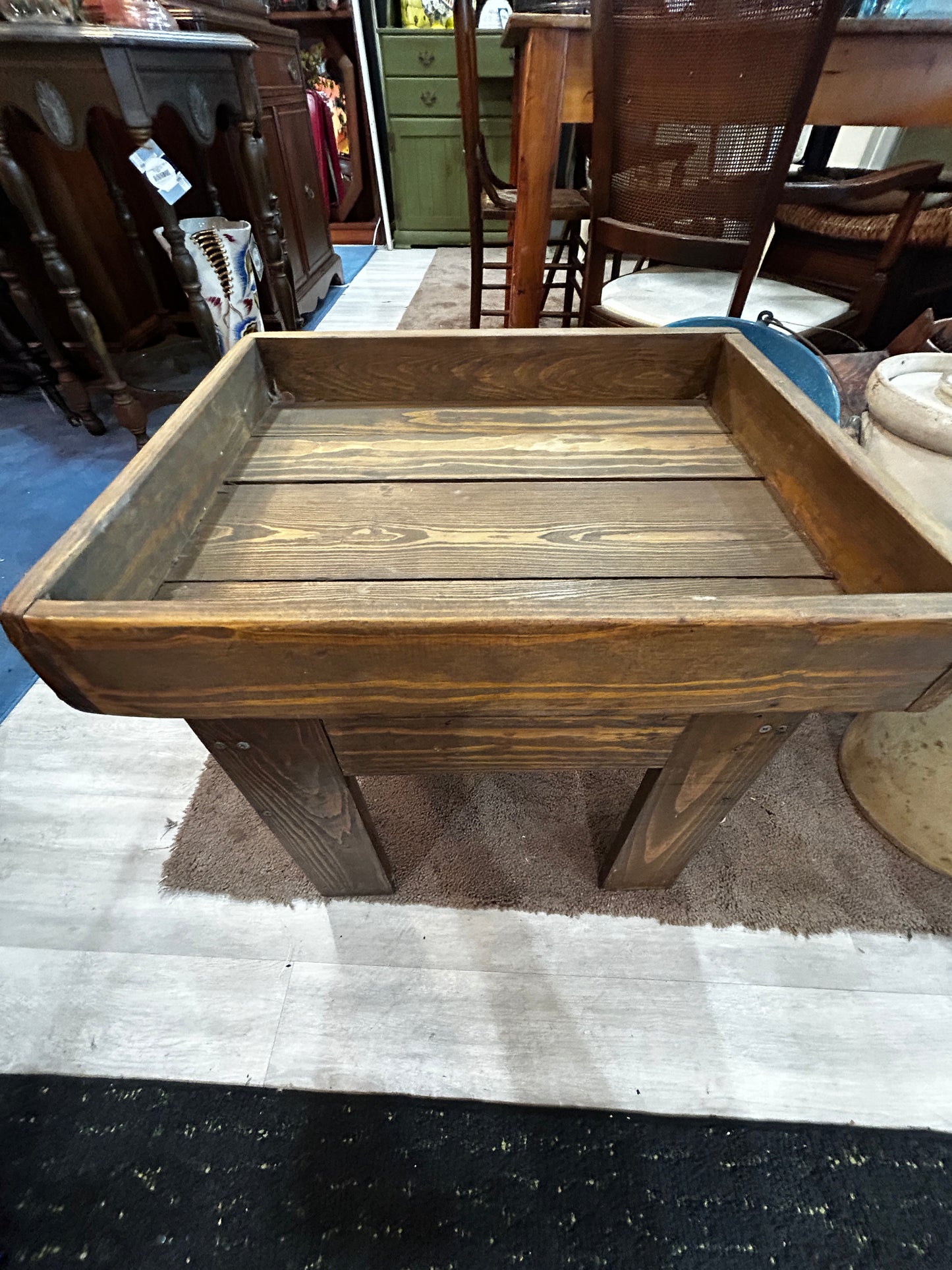 Homemade Wooden Table/Planter/Activity Table