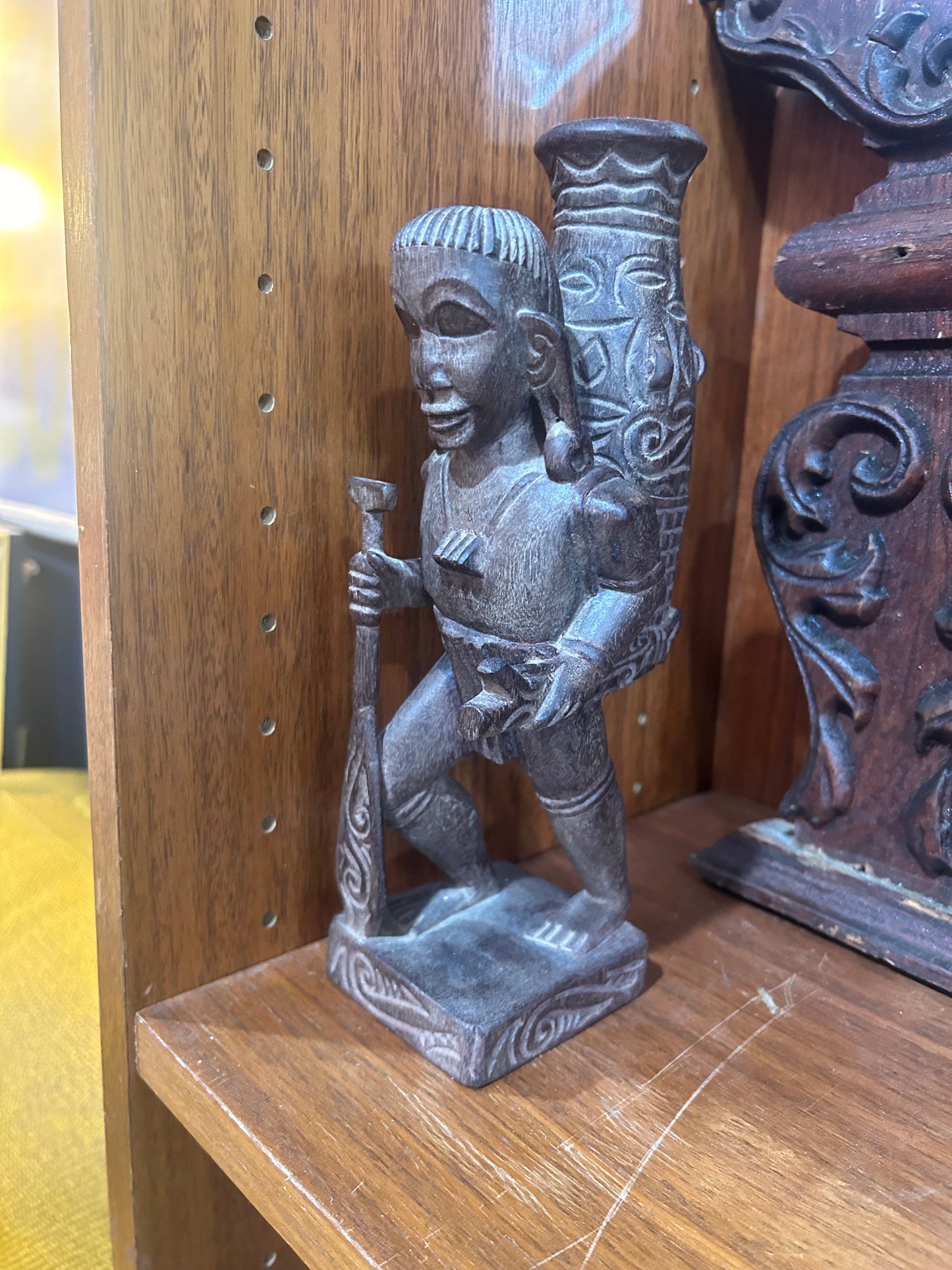 Antique Statue of Illusive Penan Dayak Tribe- Borneo