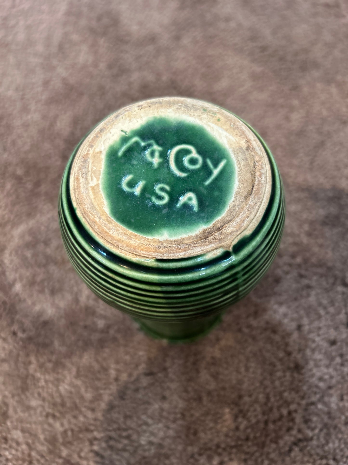 McCoy Vase- Green- RARE