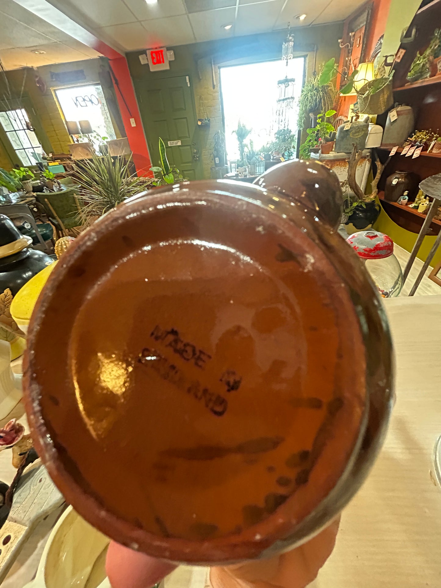 Antique Sadler Brown Made in England Teapot