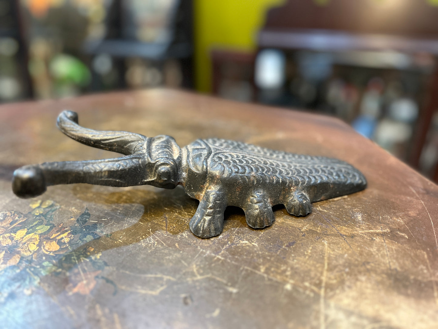 Antique Cast Iron Beetle Boot Jack