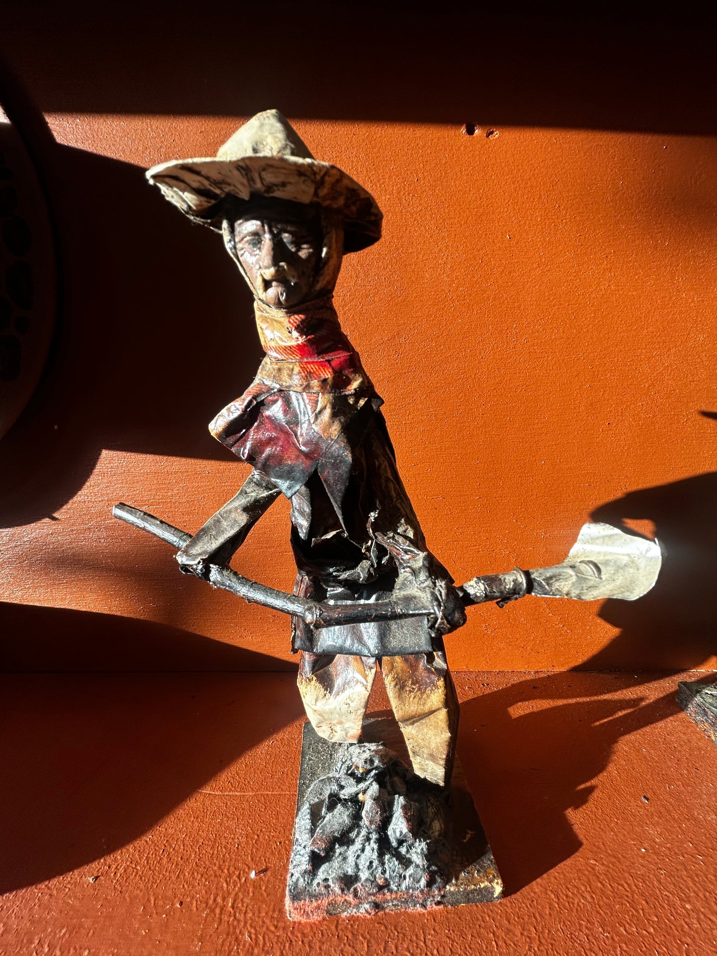 Set of 6 Vintage Mexican Folk Papier Mache Sculptures
